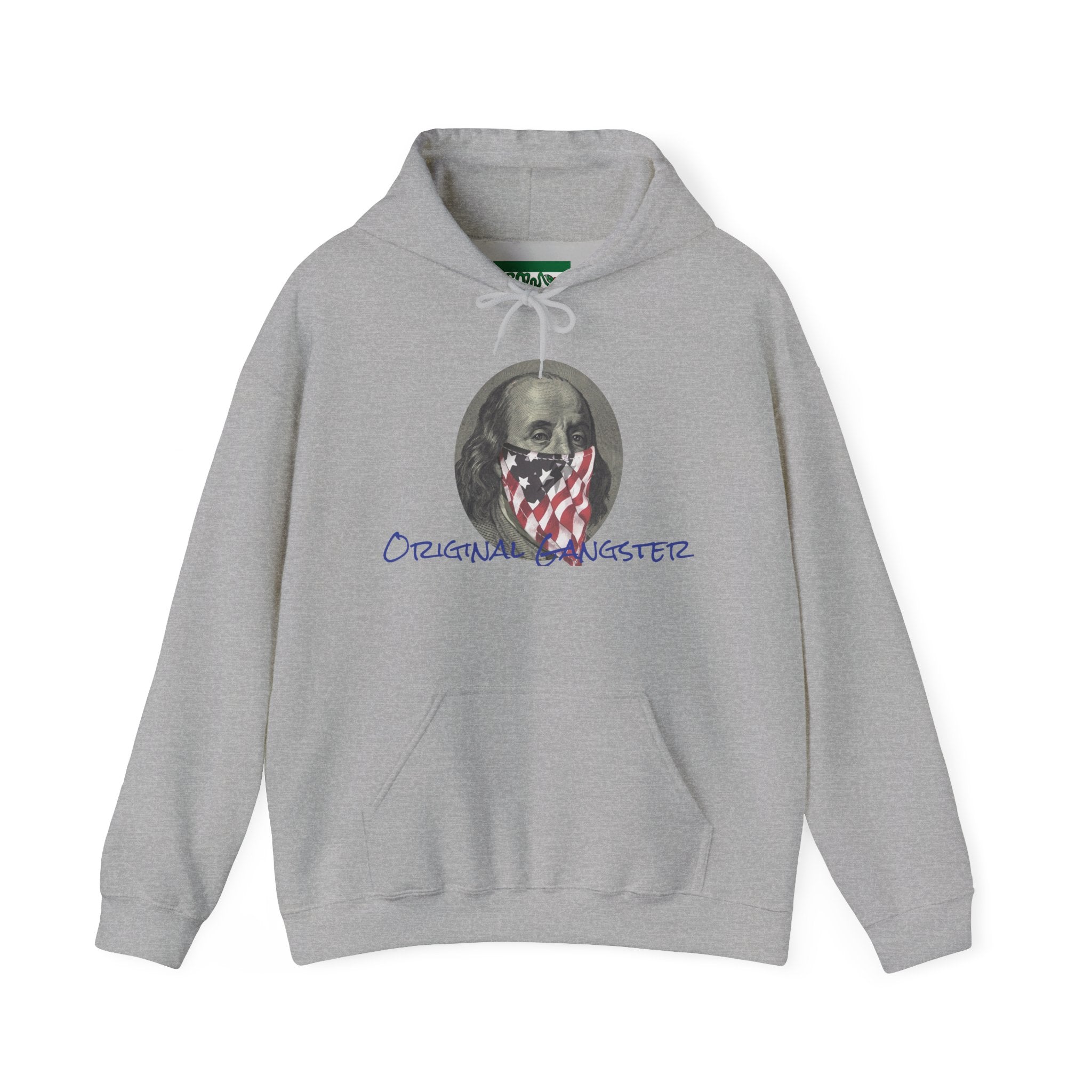 Grow's Original Gangster Unisex Hooded Sweatshirt - Warm, stylish Streetwear