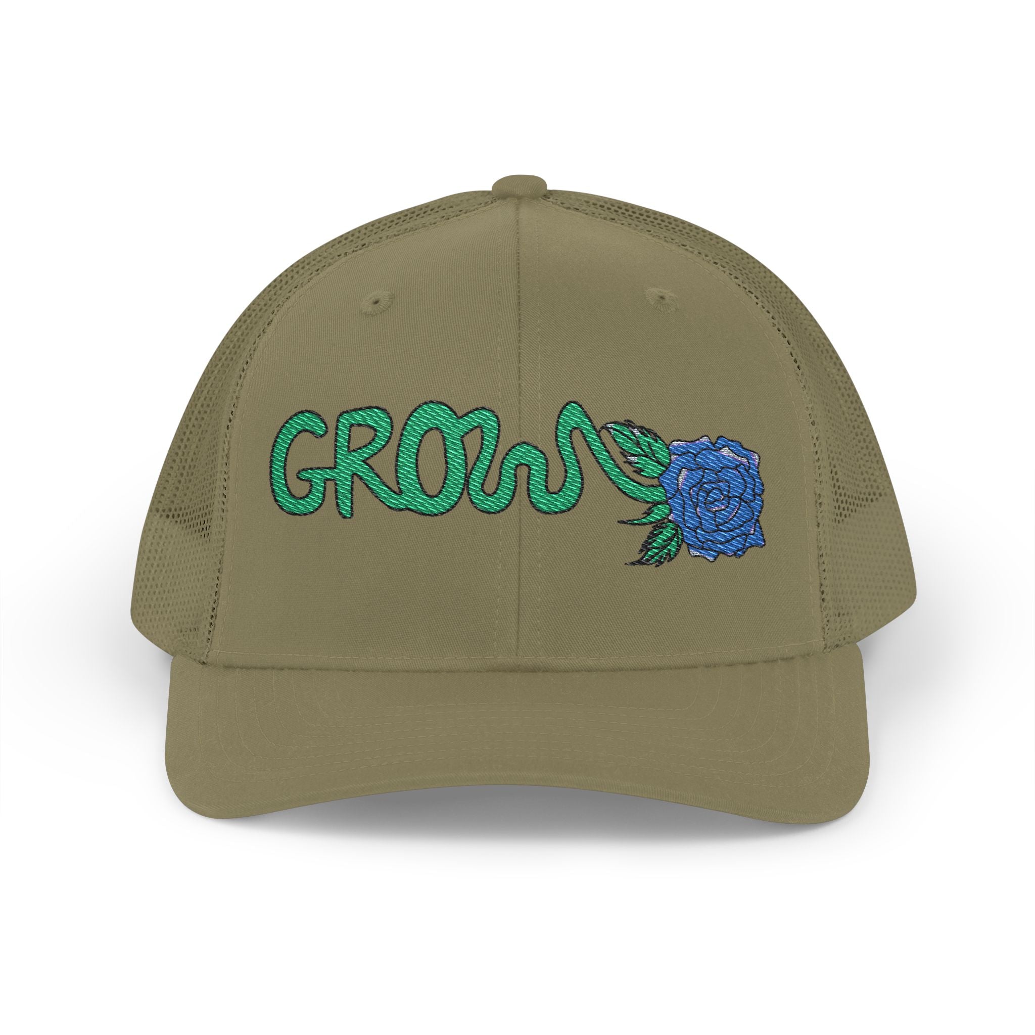 Embroidered Grow Clothing™Snapback Trucker Cap - positive streetwear - the grow clothing