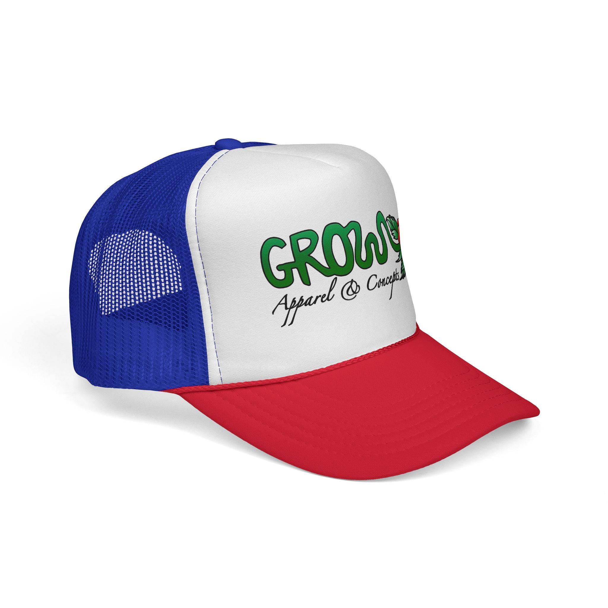 The Grow Clothing™ THE ICON Trucker hat- non-embroidered streetwear hat, snapback, Free when you spend $75+