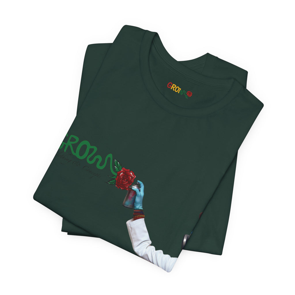 Grow’s Dr. Touchup T-Shirt - positive streetwear - improve always in all ways - unisex, soft great quality
