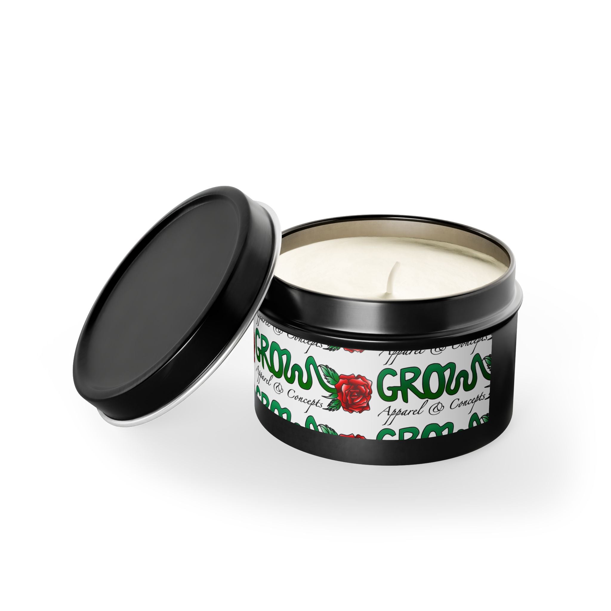 Grow’s Tin Candles | Aromatherapy, Home Fragrance w/ streetwear logo