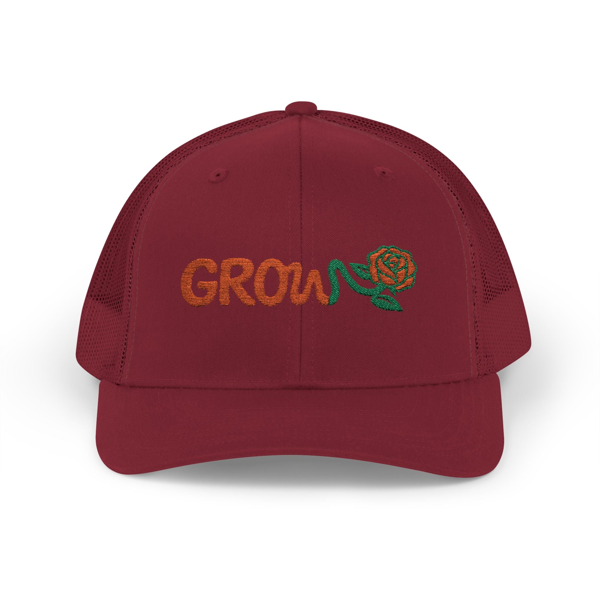Embroidered Grow Clothing™ Snapback Trucker Cap | Adjustable Hat positive streetwear - the grow clothing - unisex