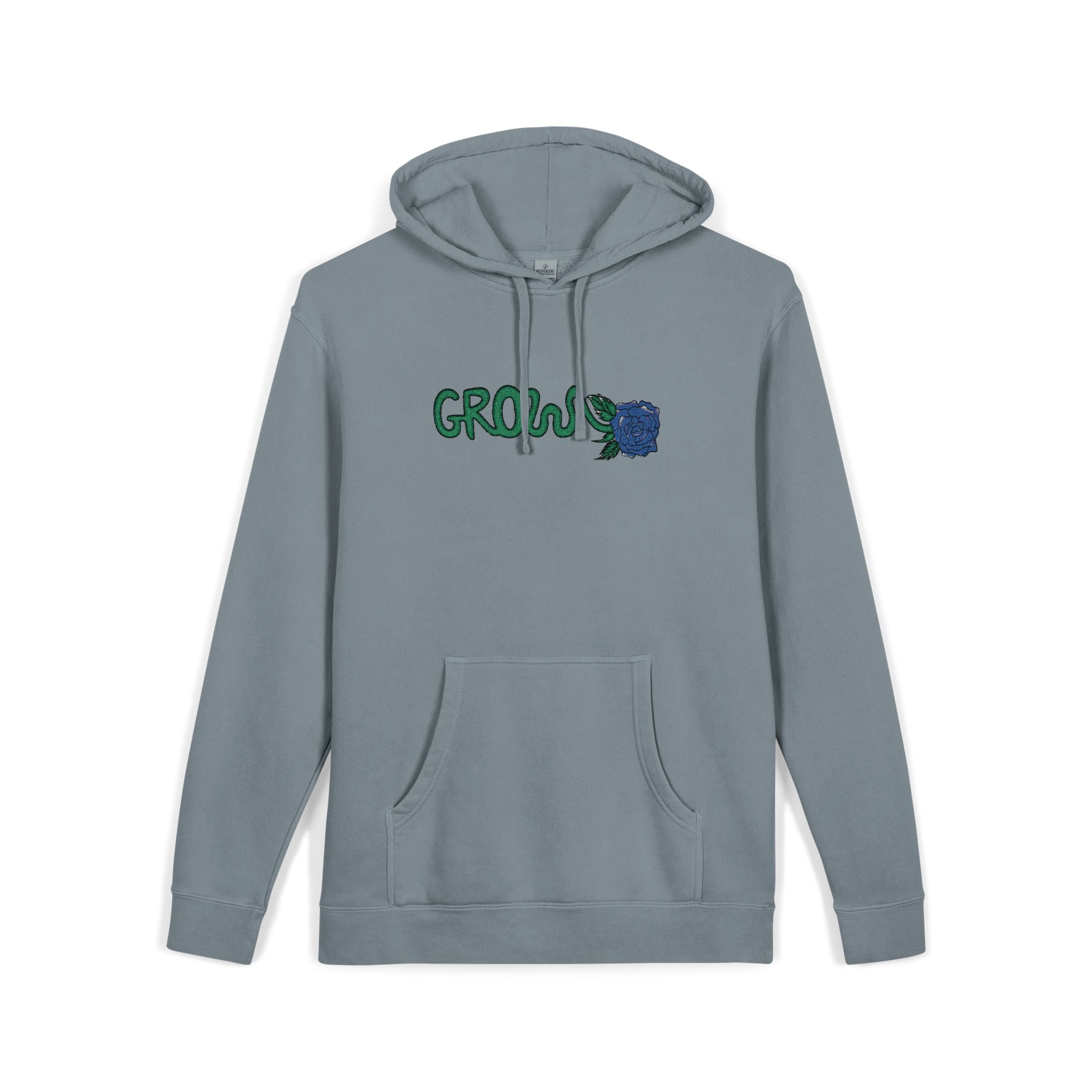 Grow Clothing™Unisex Embroidered Hoodie with Nature-Inspired Design, Cozy Streetwear, Casual Comfort, Excellent Quality