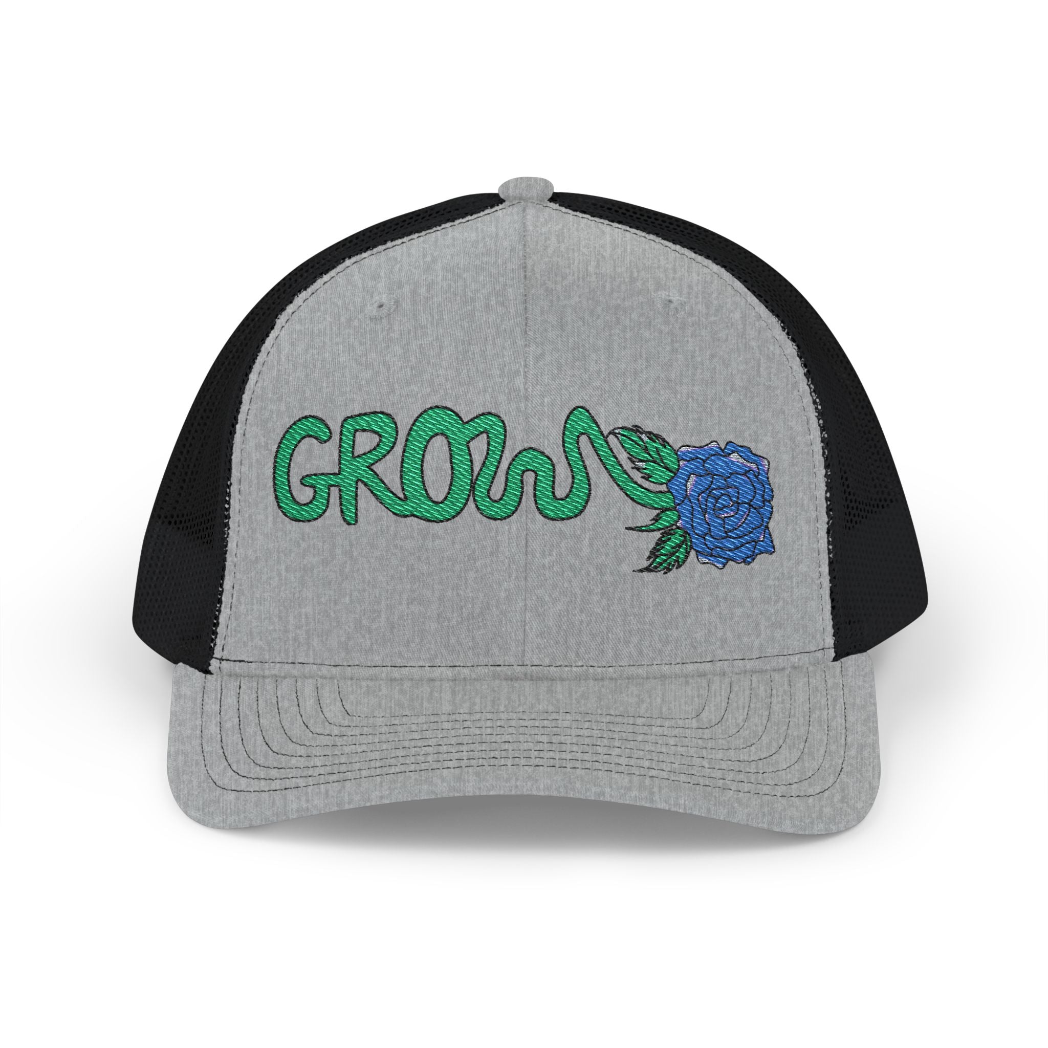 Embroidered Grow Clothing™Snapback Trucker Cap - positive streetwear - the grow clothing