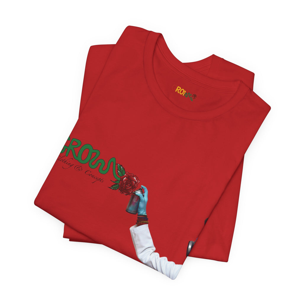 Grow’s Dr. Touchup T-Shirt - positive streetwear - improve always in all ways - unisex, soft great quality