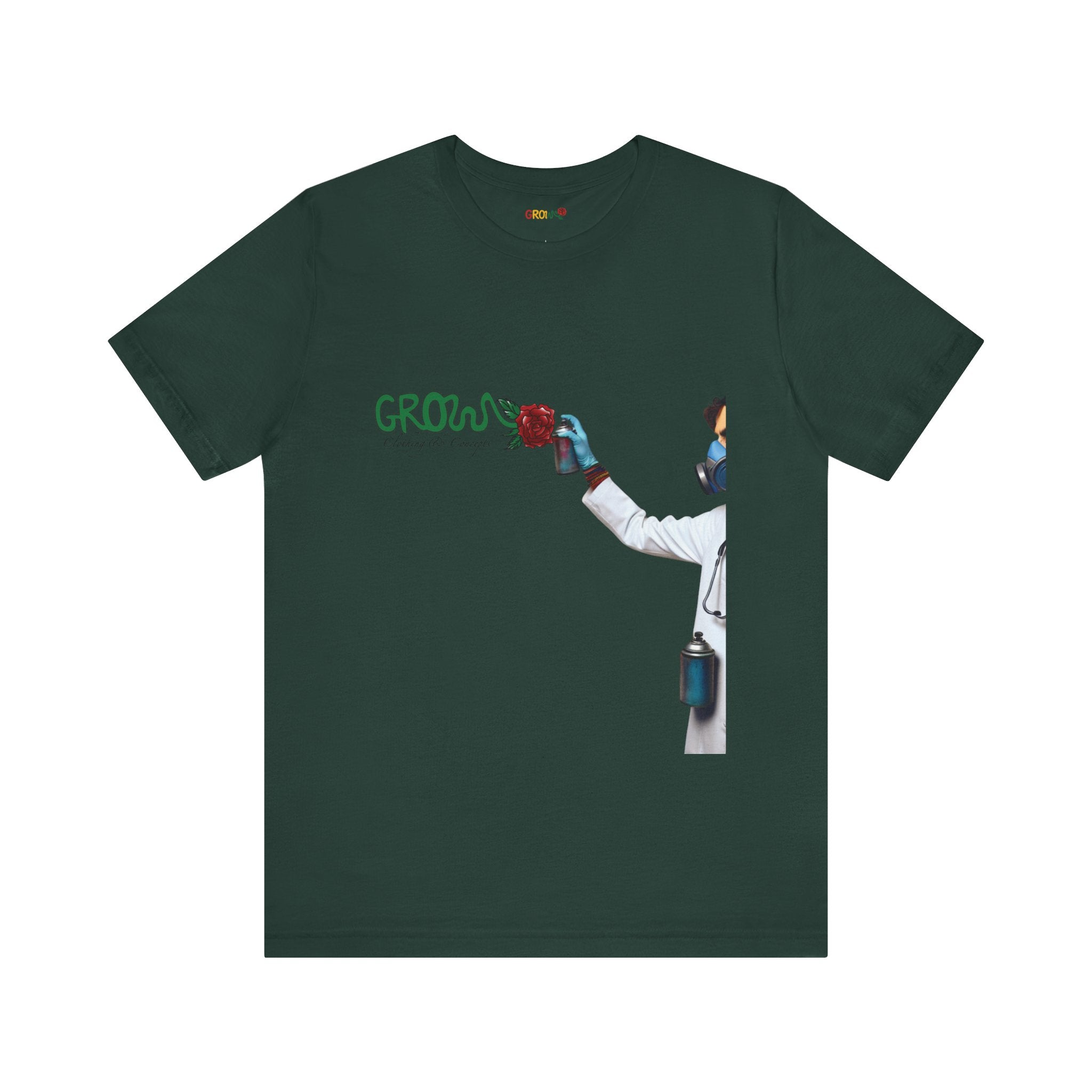 Grow’s Dr. Touchup T-Shirt - positive streetwear - improve always in all ways - unisex, soft great quality