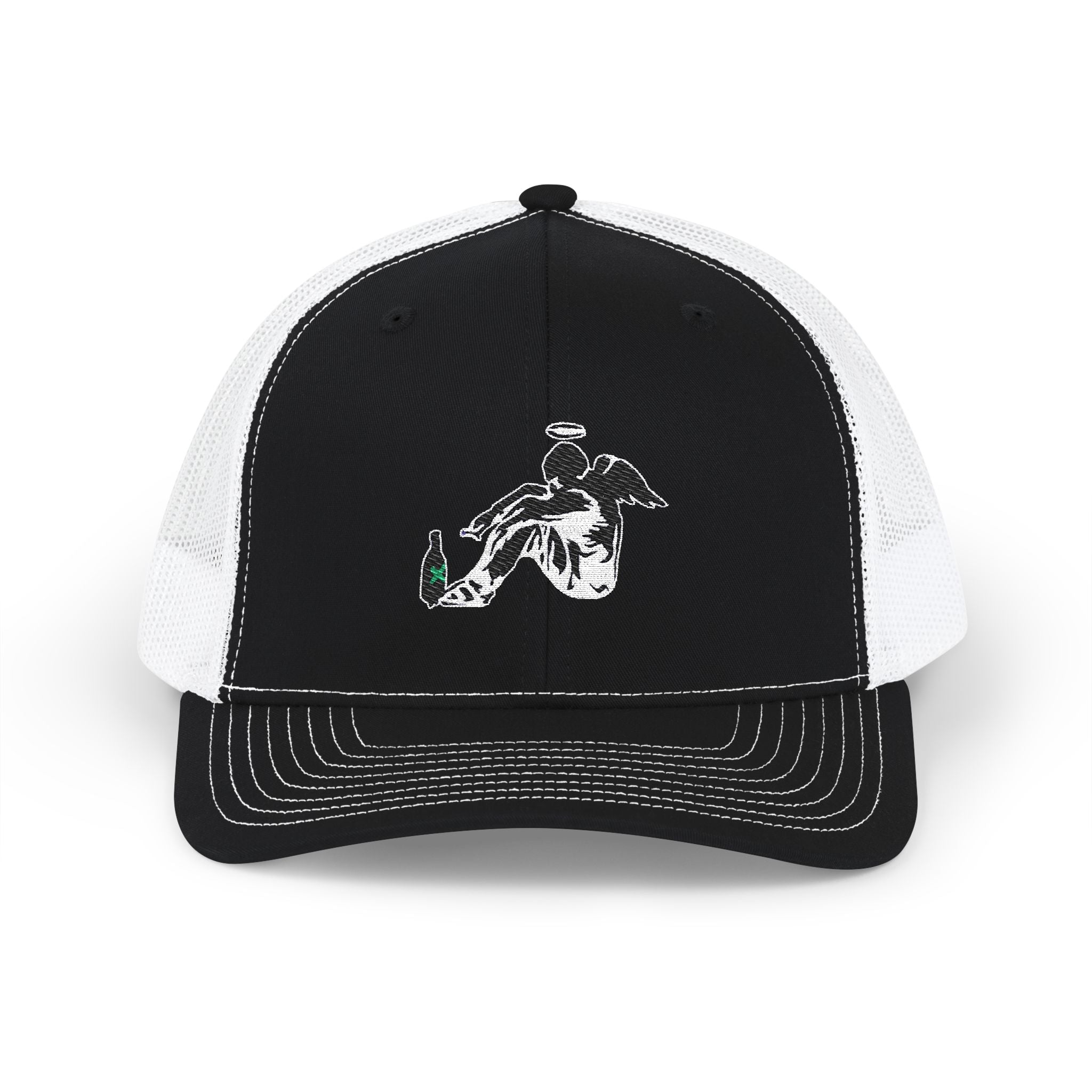 The Grow Clothing™  Embroidered Trucker Cap - Banksy Design on Trucker hat. Streetwear. On Sale!