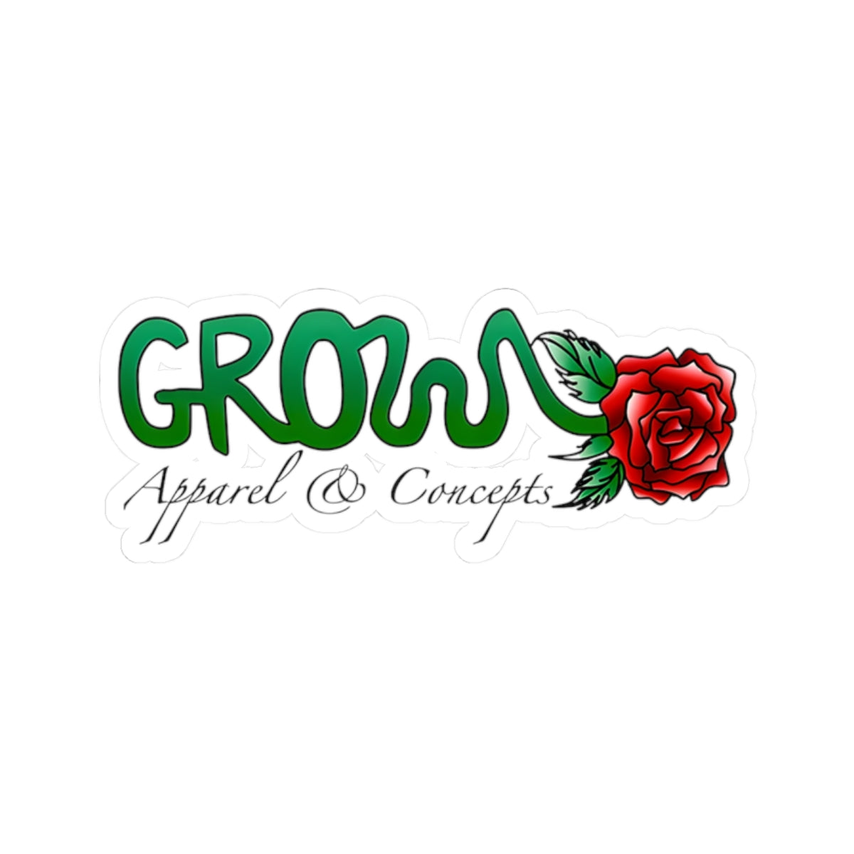 The Icon - Grow Your Vibe with our  Kiss-Cut Stickers in multiple sizes
