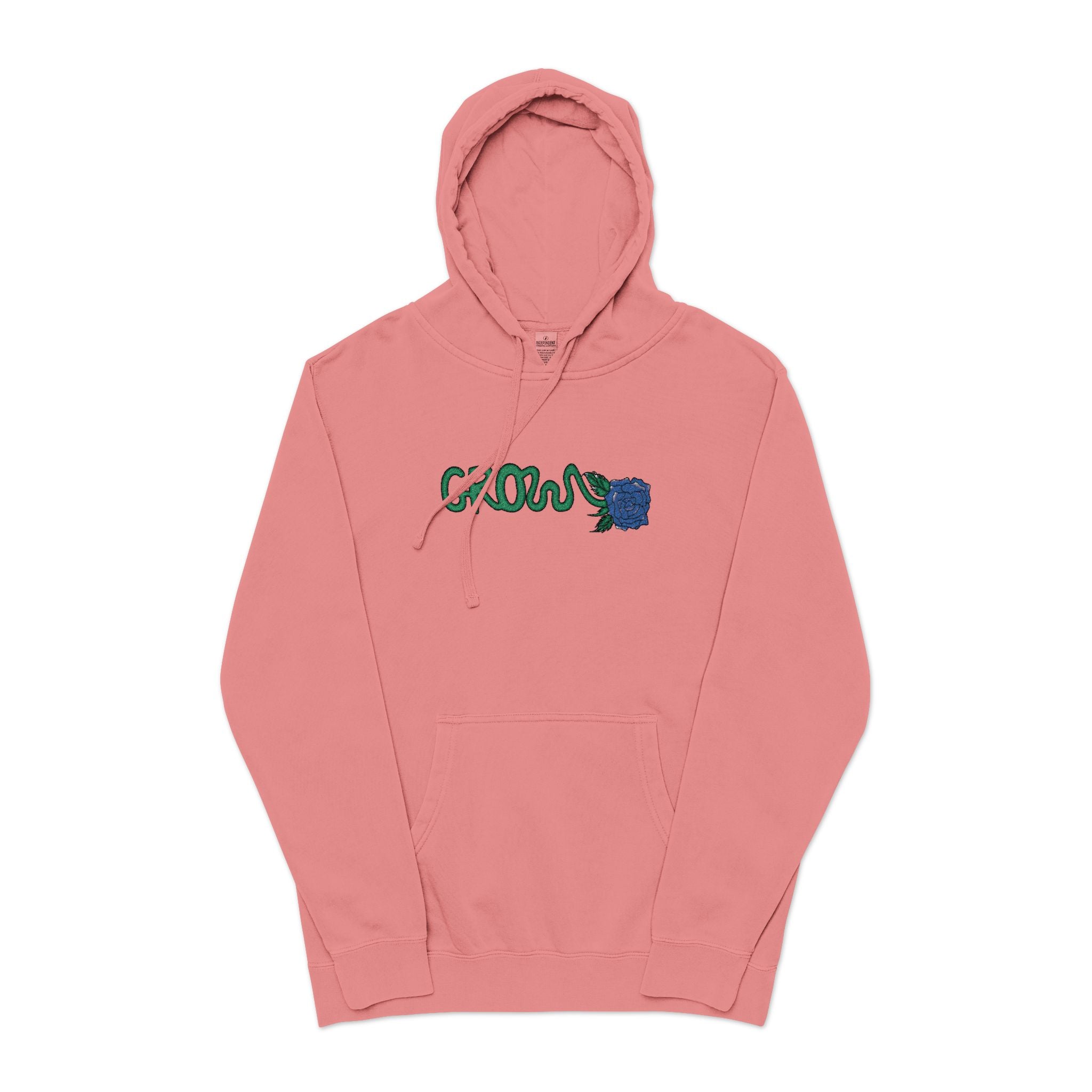 Grow Clothing™Unisex Embroidered Hoodie with Nature-Inspired Design, Cozy Streetwear, Casual Comfort, Excellent Quality