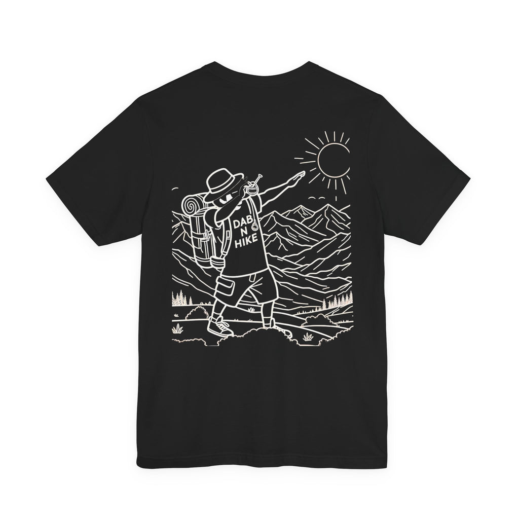 Grow Clothing™ + DAB n Hike unisex (perfect cut) Tee. Quality shirt, design from actual drawing - GROWs Rasta logo rounds it all out!