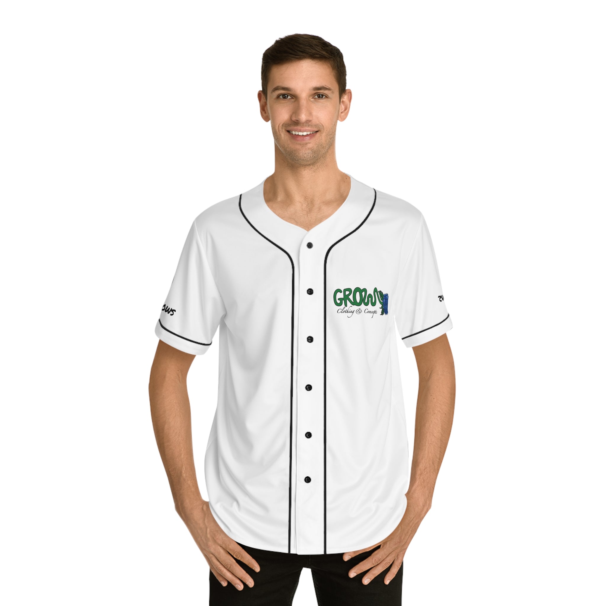 Grow Baseball Jersey - Heroes Stop War-War Blows-Positive Streetwear w/a message