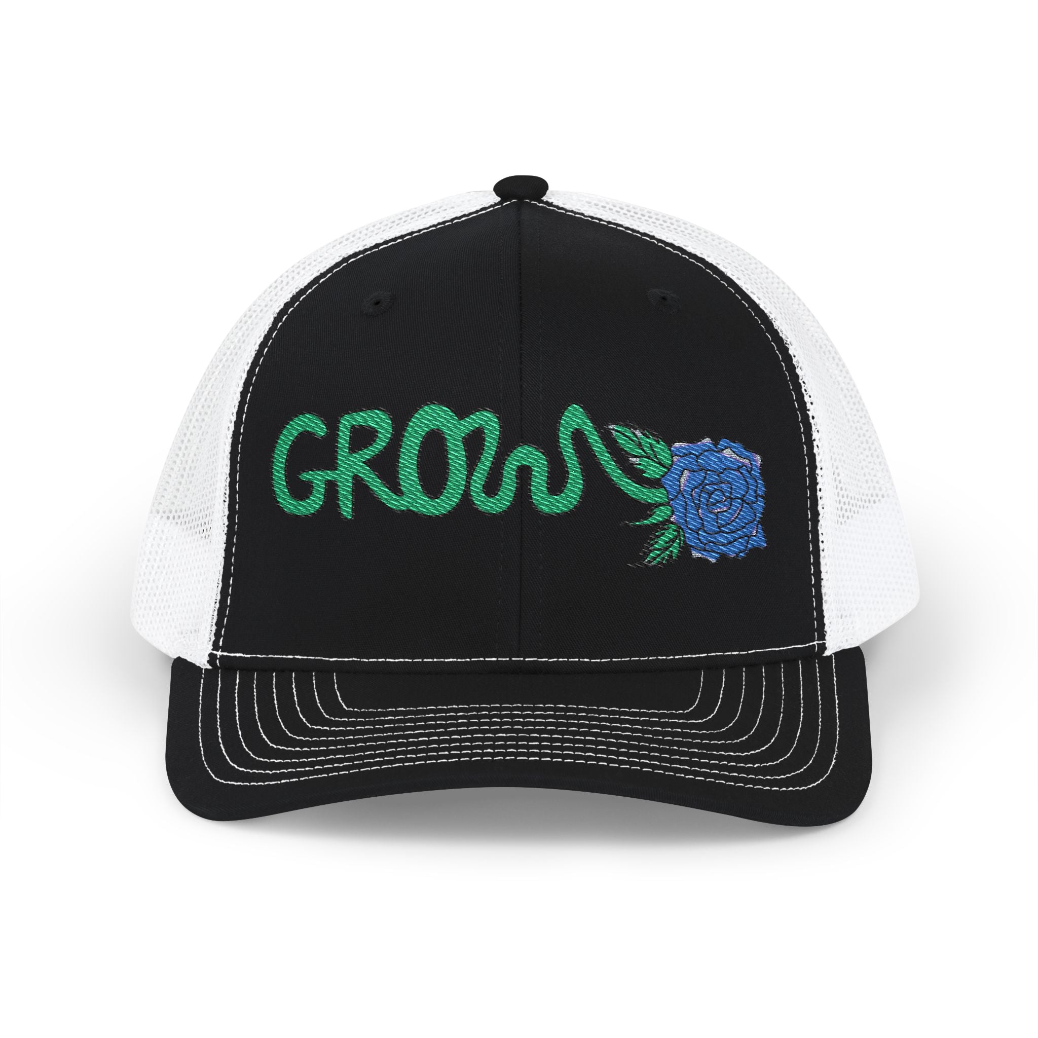 Embroidered Grow Clothing™Snapback Trucker Cap - positive streetwear - the grow clothing