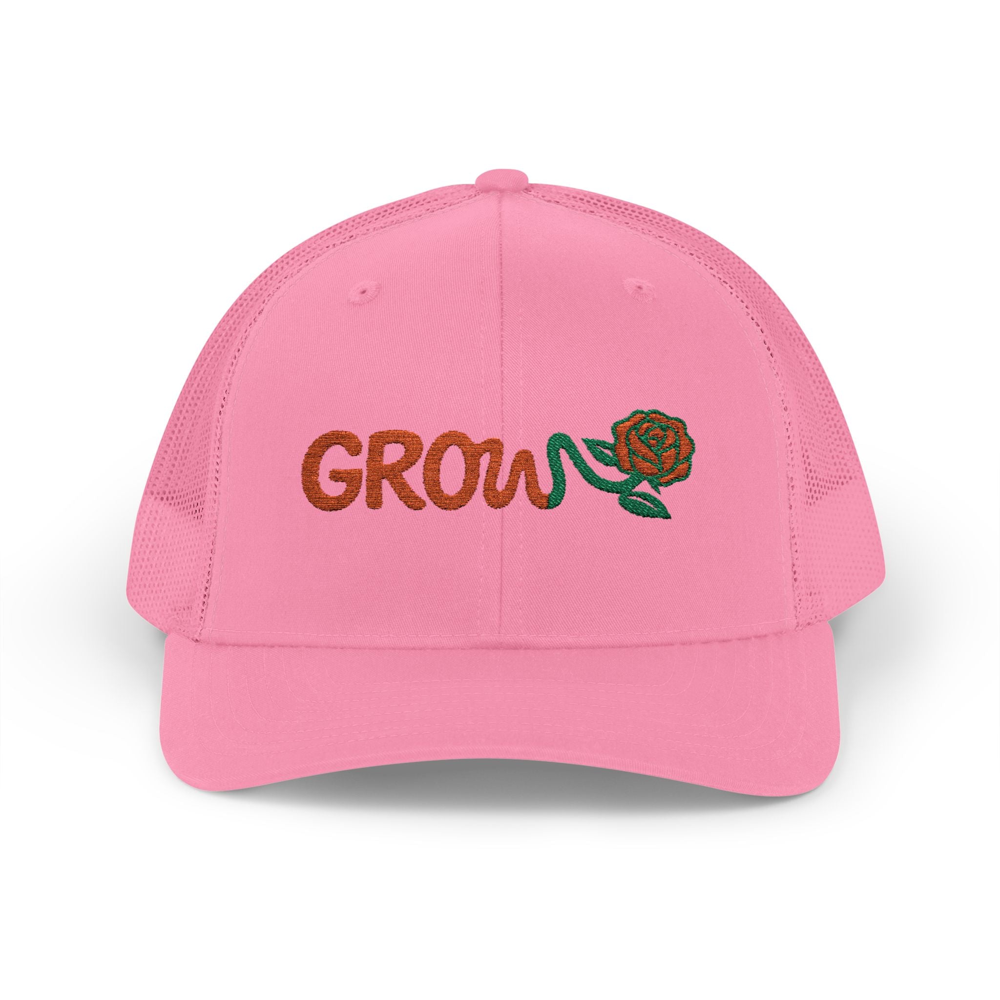 Embroidered Grow Clothing™ Snapback Trucker Cap | Adjustable Hat positive streetwear - the grow clothing - unisex