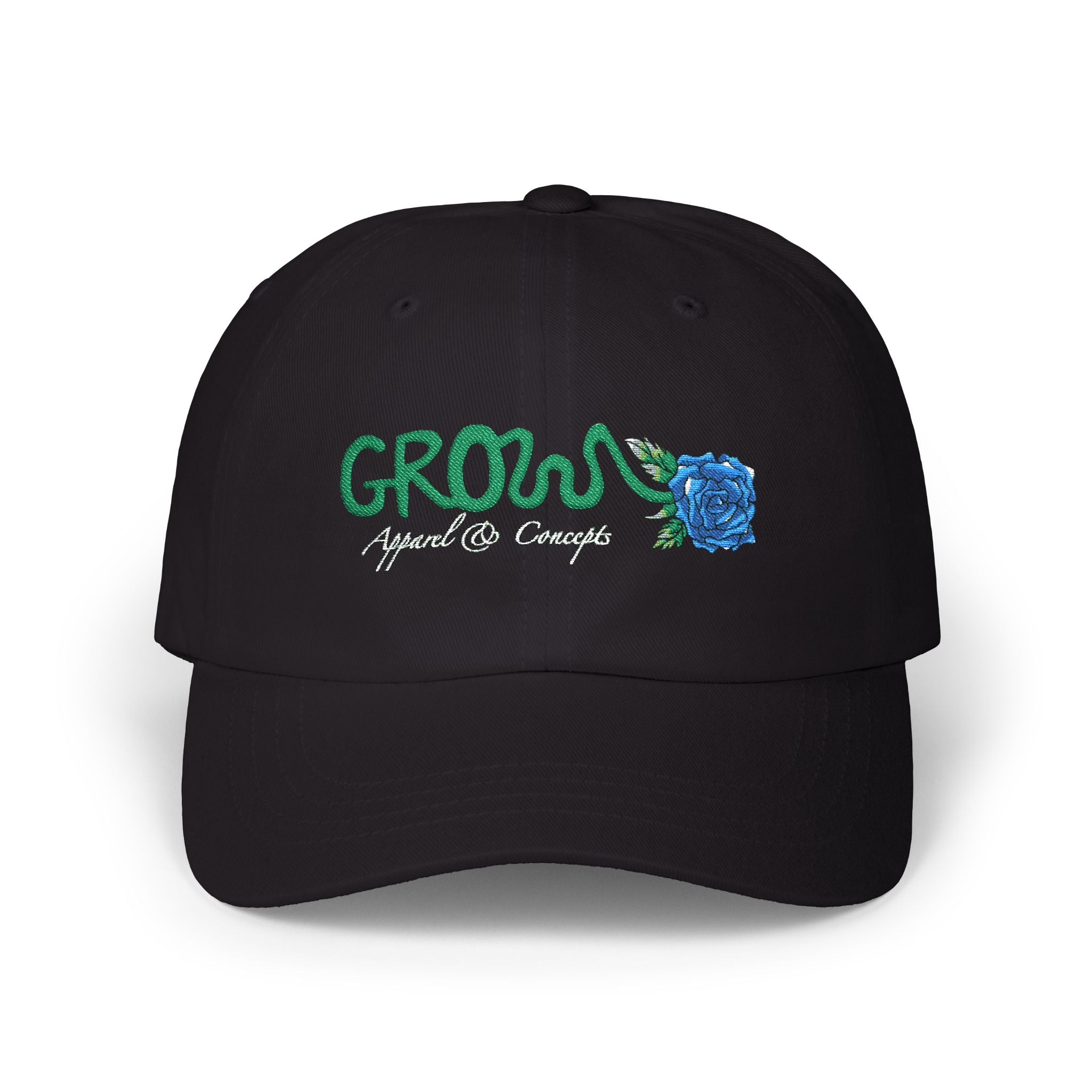 The Icon - G.R.O.W Logo in Blue - Dad's Icon Hat