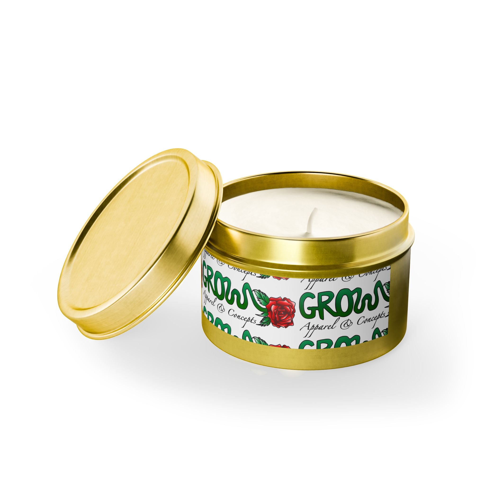 Grow’s Tin Candles | Aromatherapy, Home Fragrance w/ streetwear logo