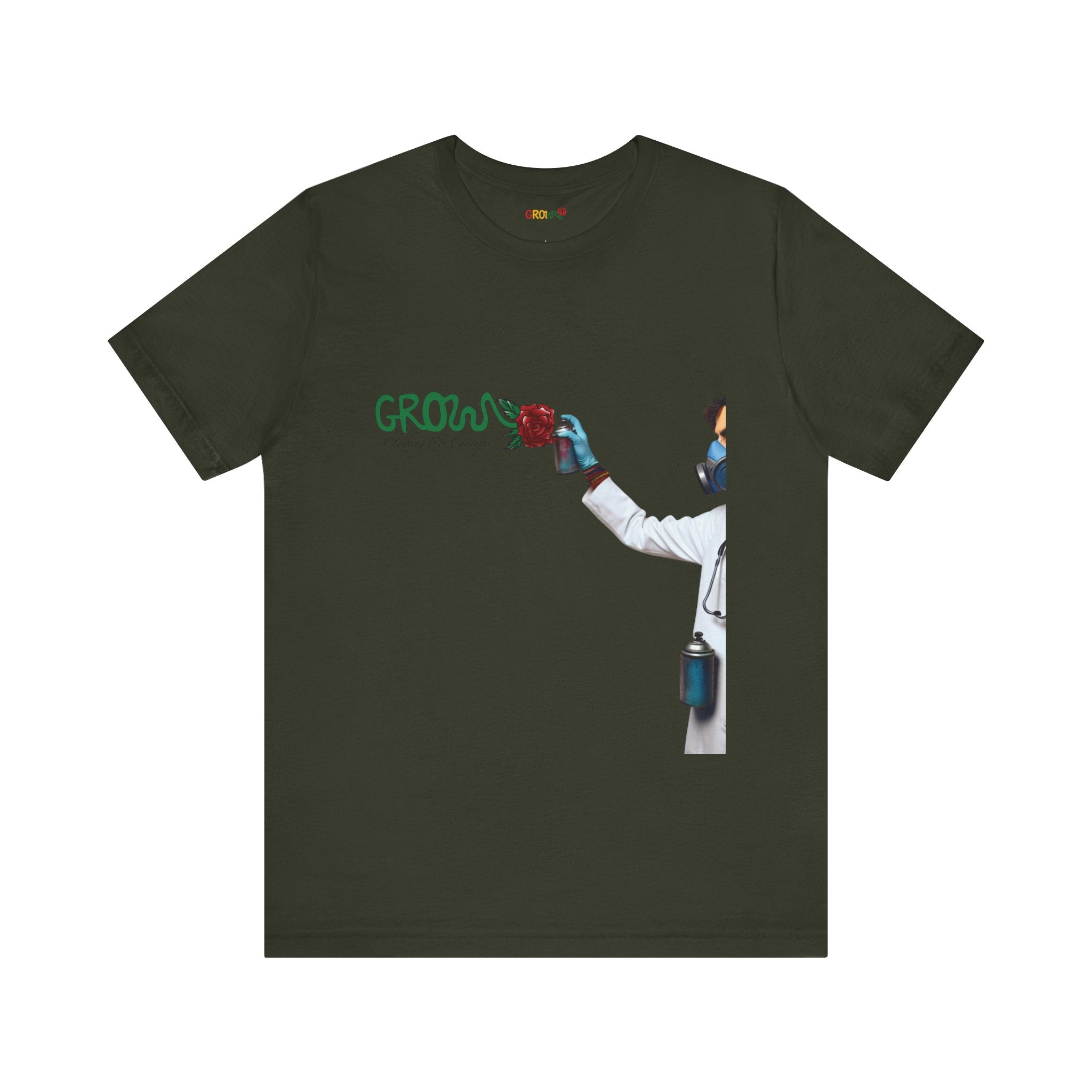 Grow’s Dr. Touchup T-Shirt - positive streetwear - improve always in all ways - unisex, soft great quality