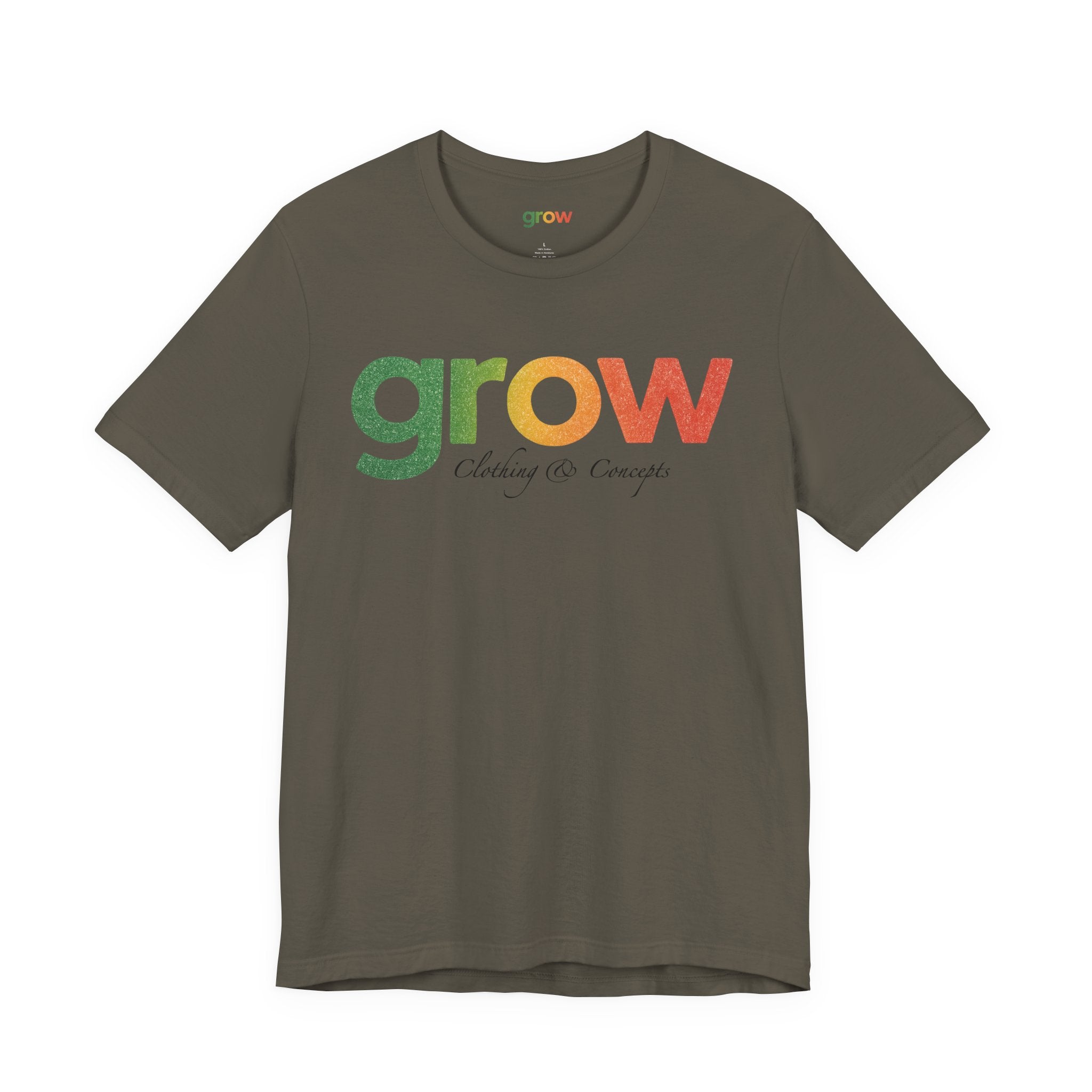 Grow Clothing™ Short Sleeve Rasta Tee | Positive Streetwear, Casual Wear, great quality, comfortable, tons of colors