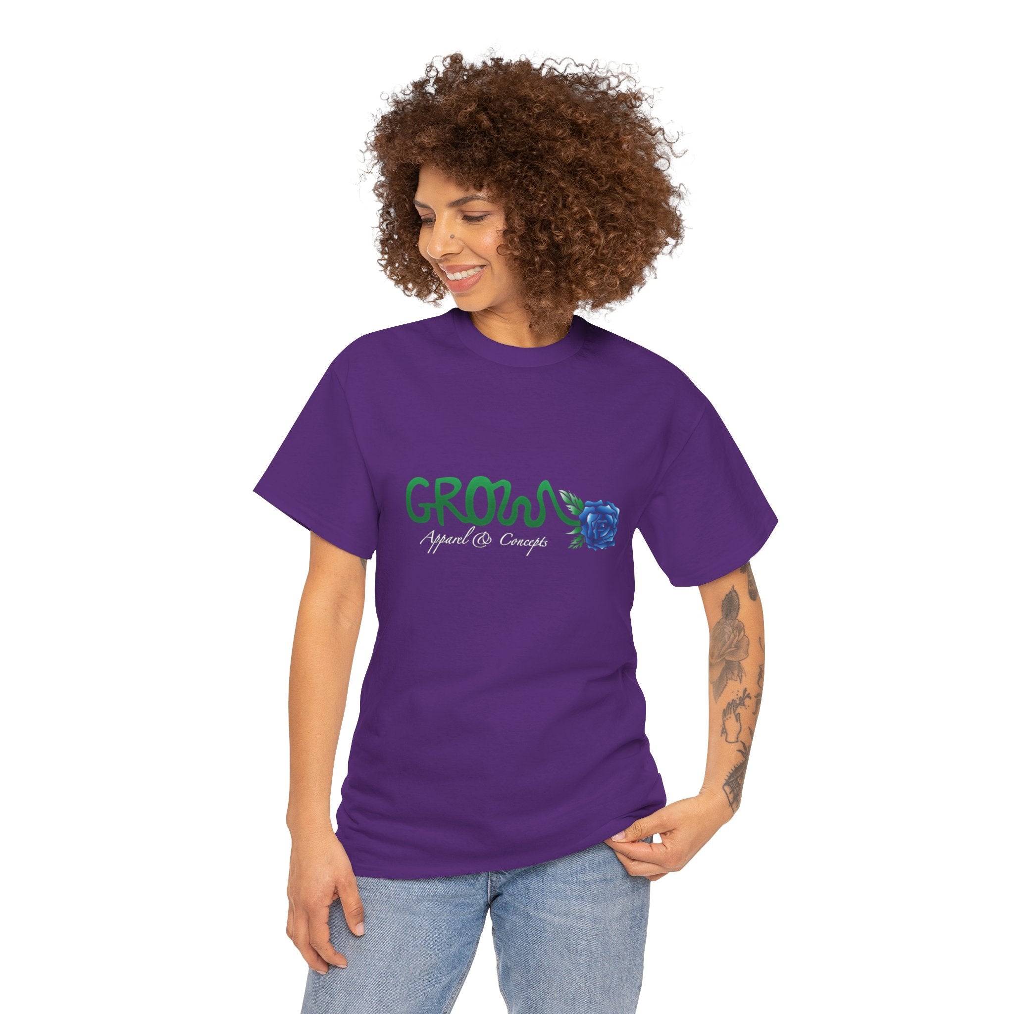 The Icon - G.r.o.w Logo - Streetwear with a positive purpose - UNISEX shirt - quality clothing. positive message