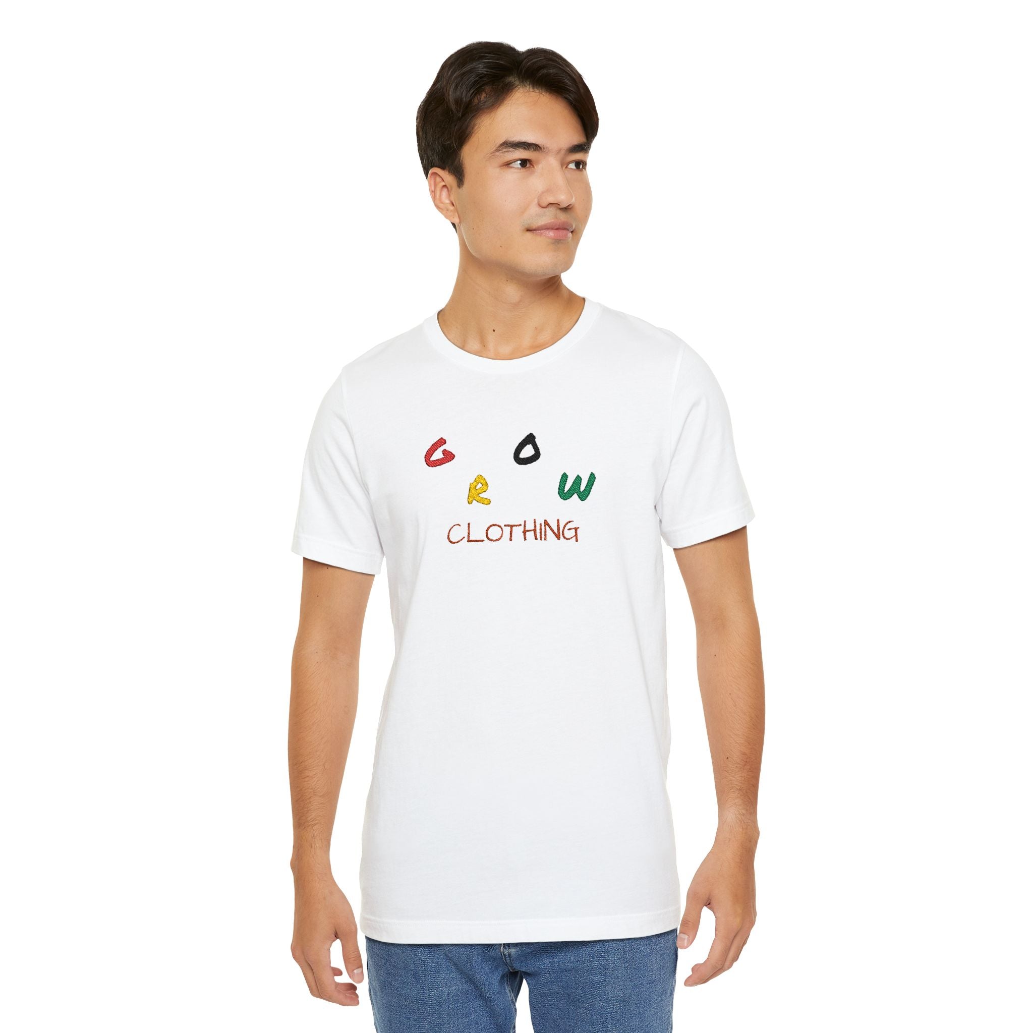 Grow Clothing Unisex Jersey Tee | Inspirational T-Shirt, Casual Wear, Gift for Friends, Eco-Friendly, Summer Style
