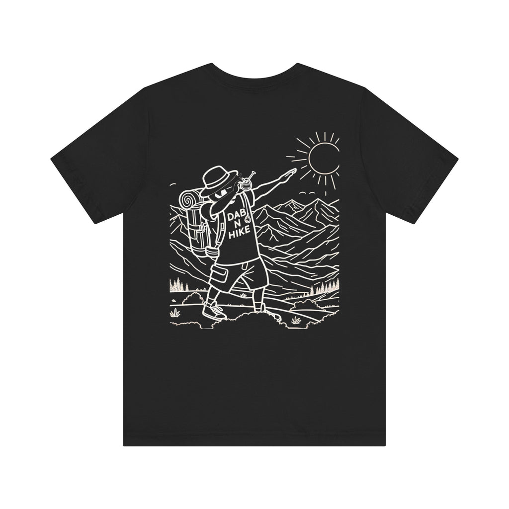 Grow Clothing™ + DAB n Hike unisex (perfect cut) Tee. Quality shirt, design from actual drawing - GROWs Rasta logo rounds it all out!