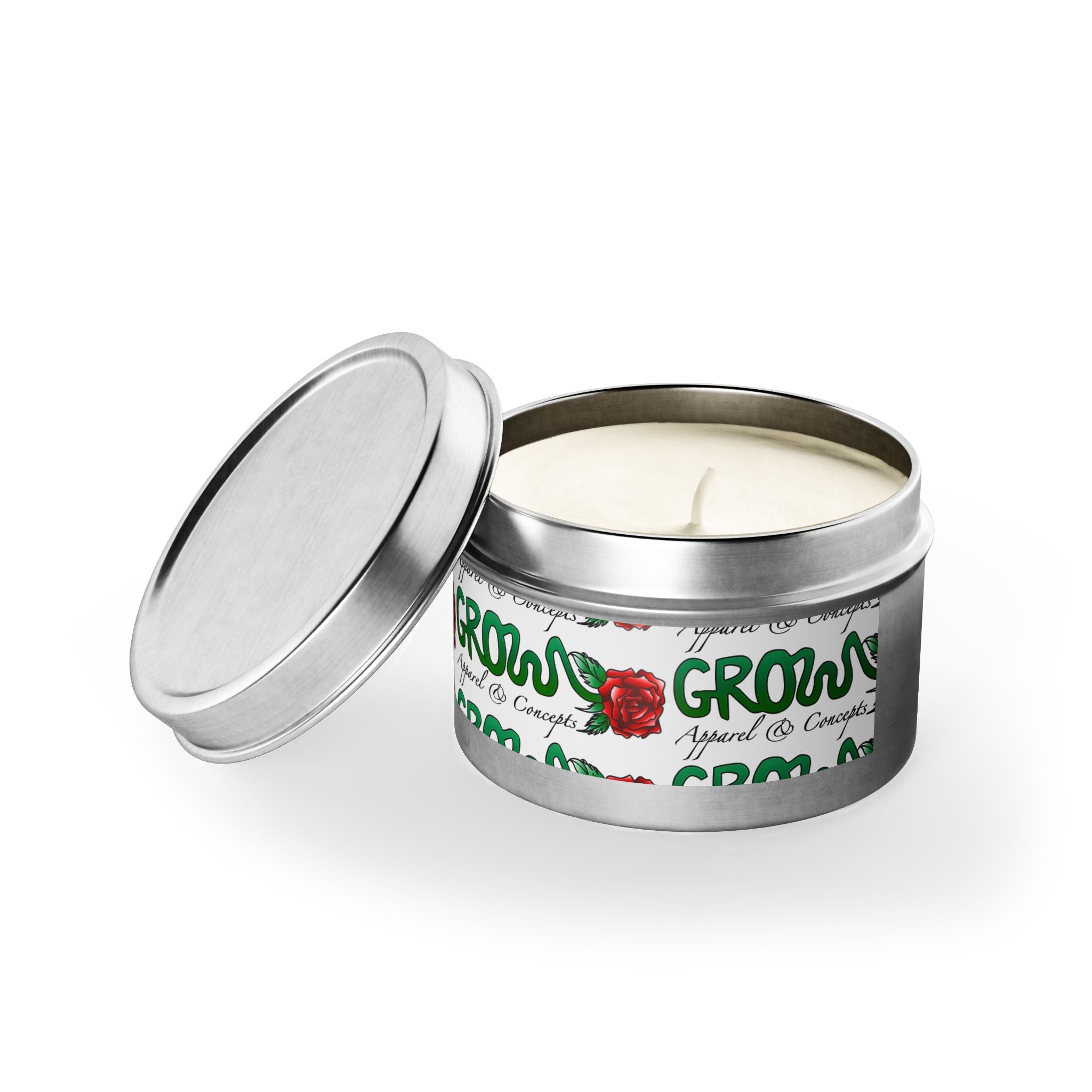 Grow’s Tin Candles | Aromatherapy, Home Fragrance w/ streetwear logo