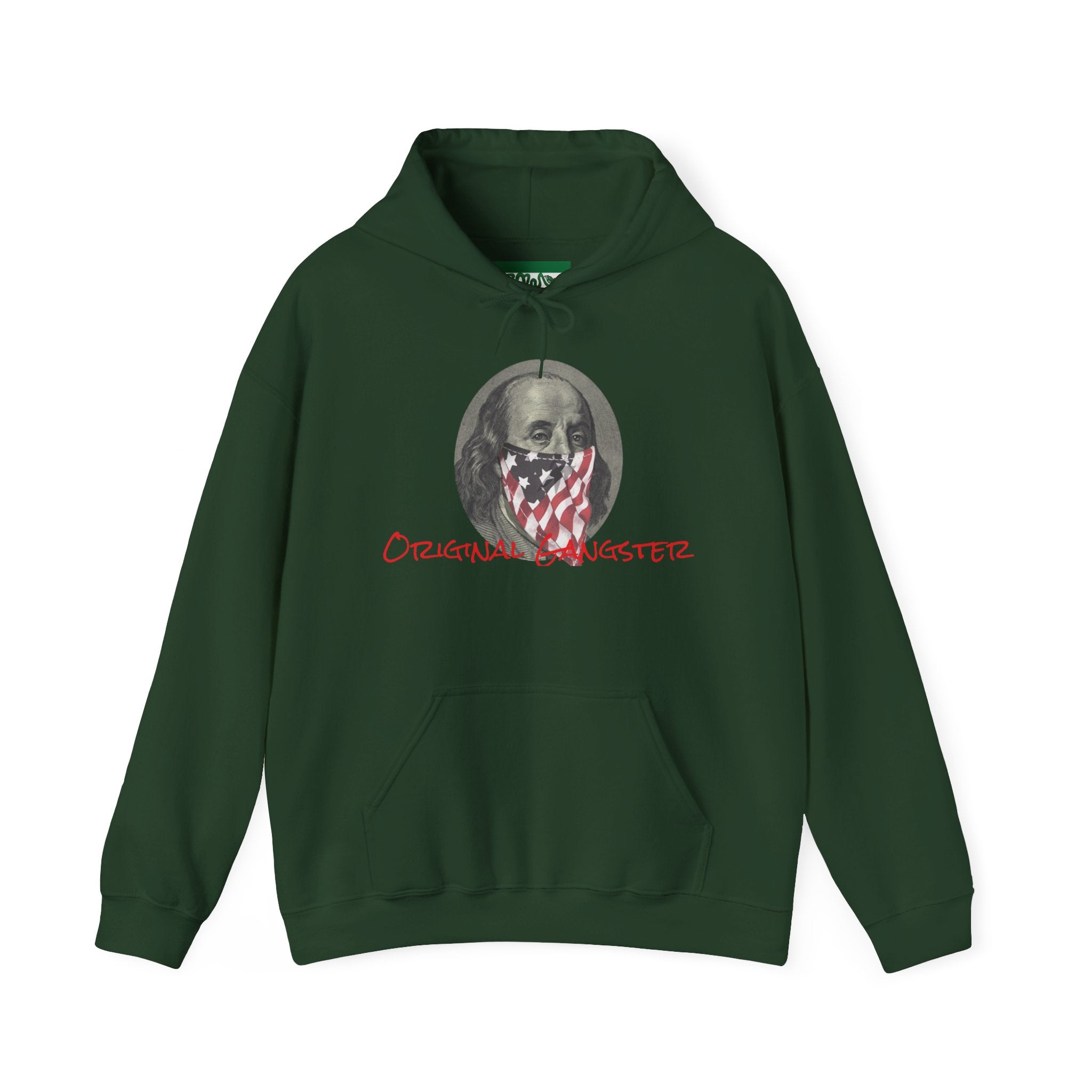 Grow's Original Gangster Unisex Hooded Sweatshirt - Warm, stylish Streetwear