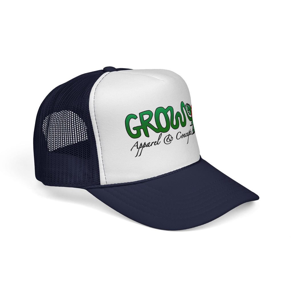 The Grow Clothing™ THE ICON Trucker hat- non-embroidered streetwear hat, snapback, Free when you spend $75+