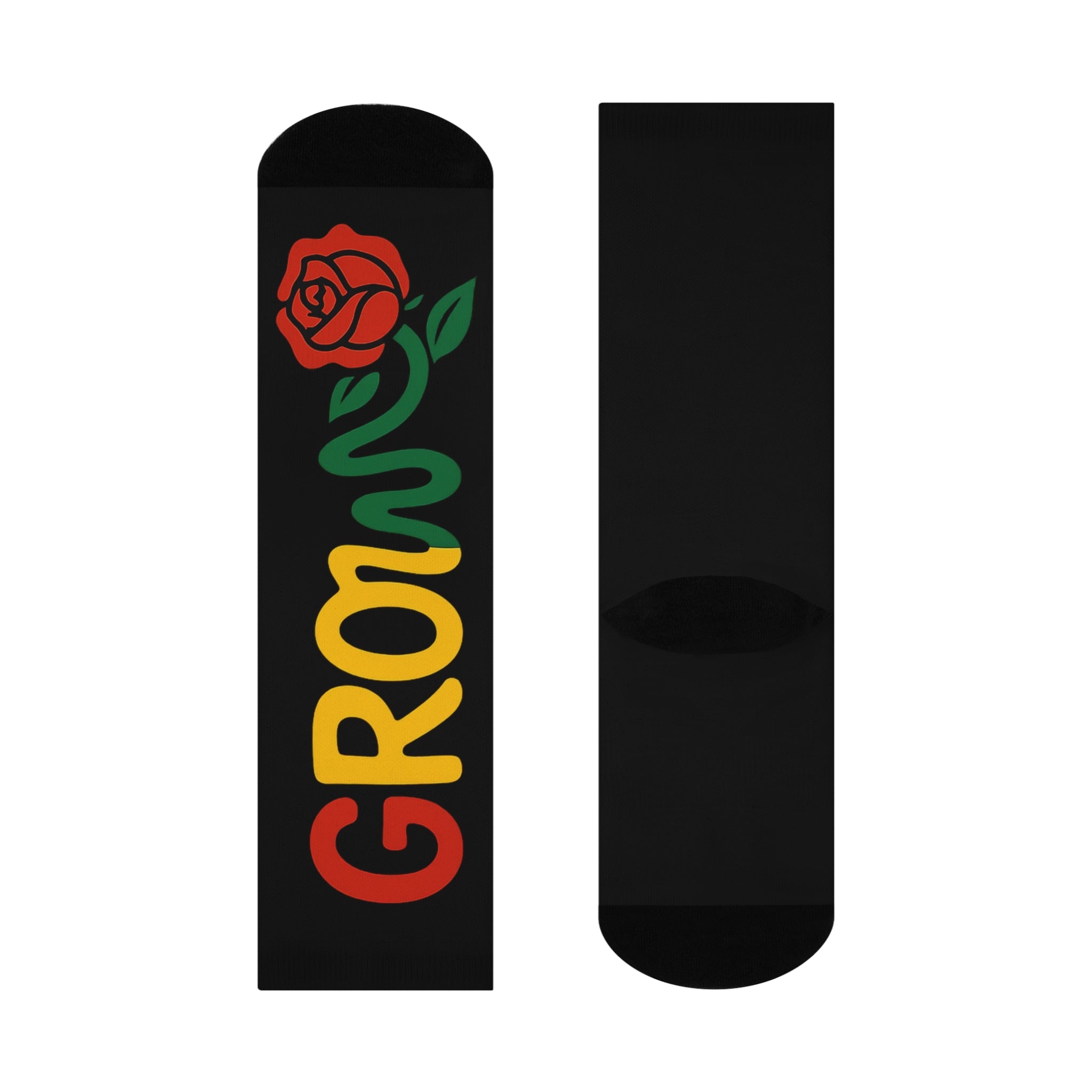 The Grow Clothing™  Cushioned Crew Socks — Streetwear + Cool Logo + Comfort + Stylish | Grow will knock your Socks Off!