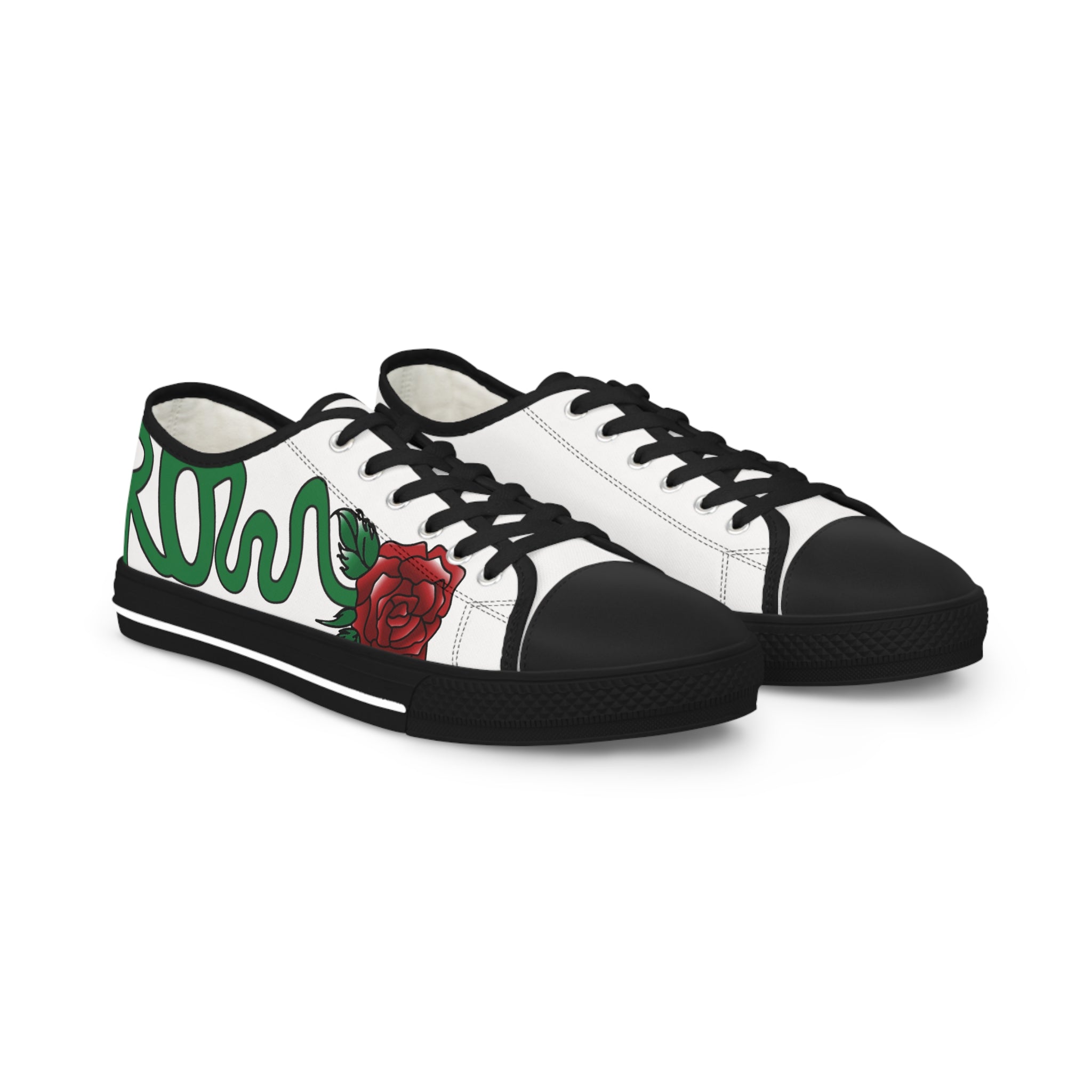 The Icon - Grow's Low Top Sneakers - streetwear shoes I white & black