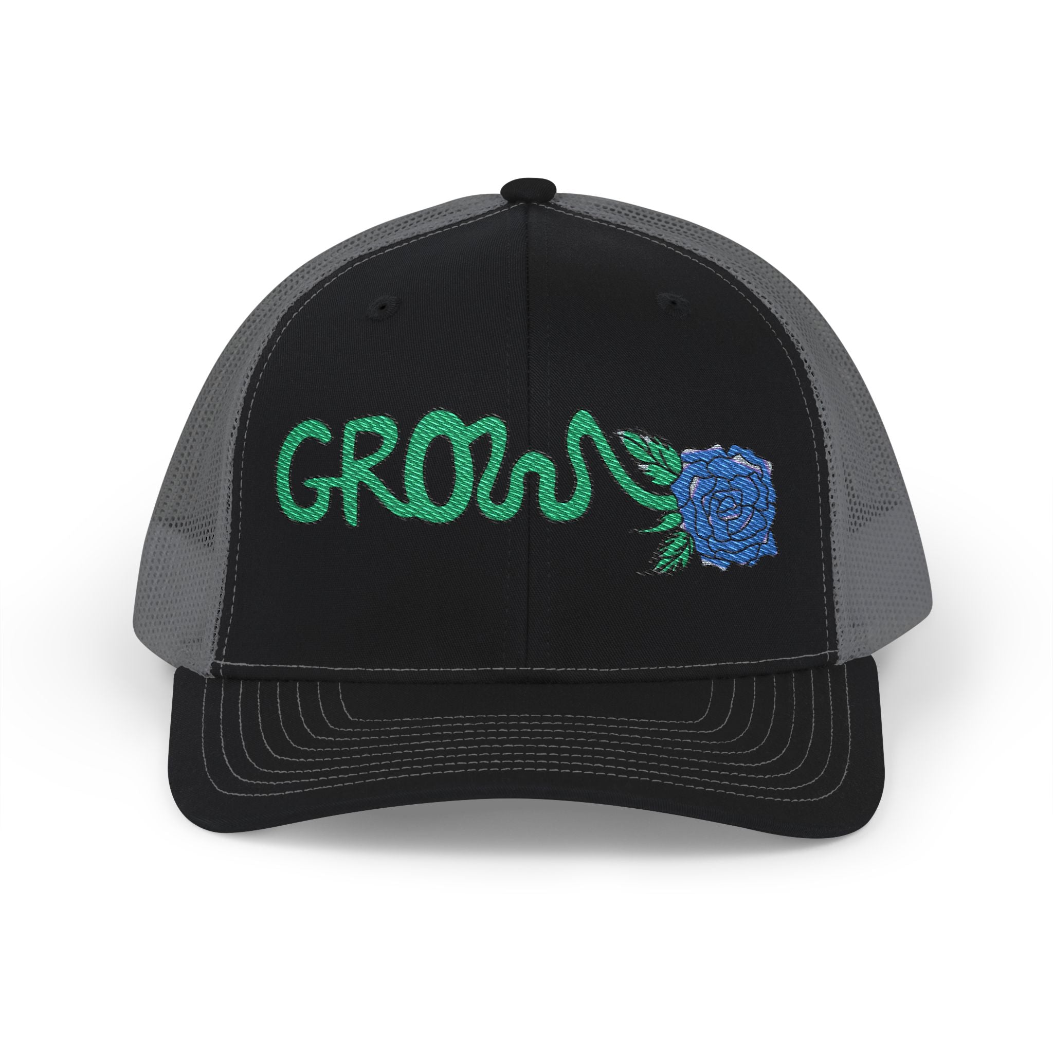 Embroidered Grow Clothing™Snapback Trucker Cap - positive streetwear - the grow clothing