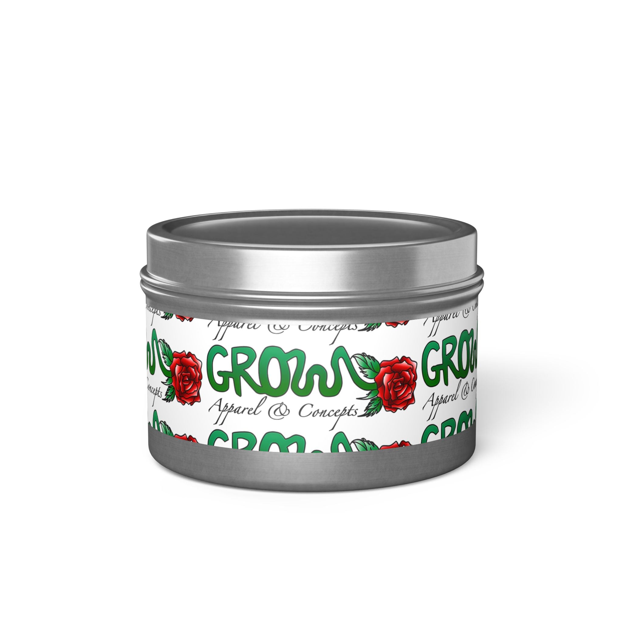 Grow’s Tin Candles | Aromatherapy, Home Fragrance w/ streetwear logo