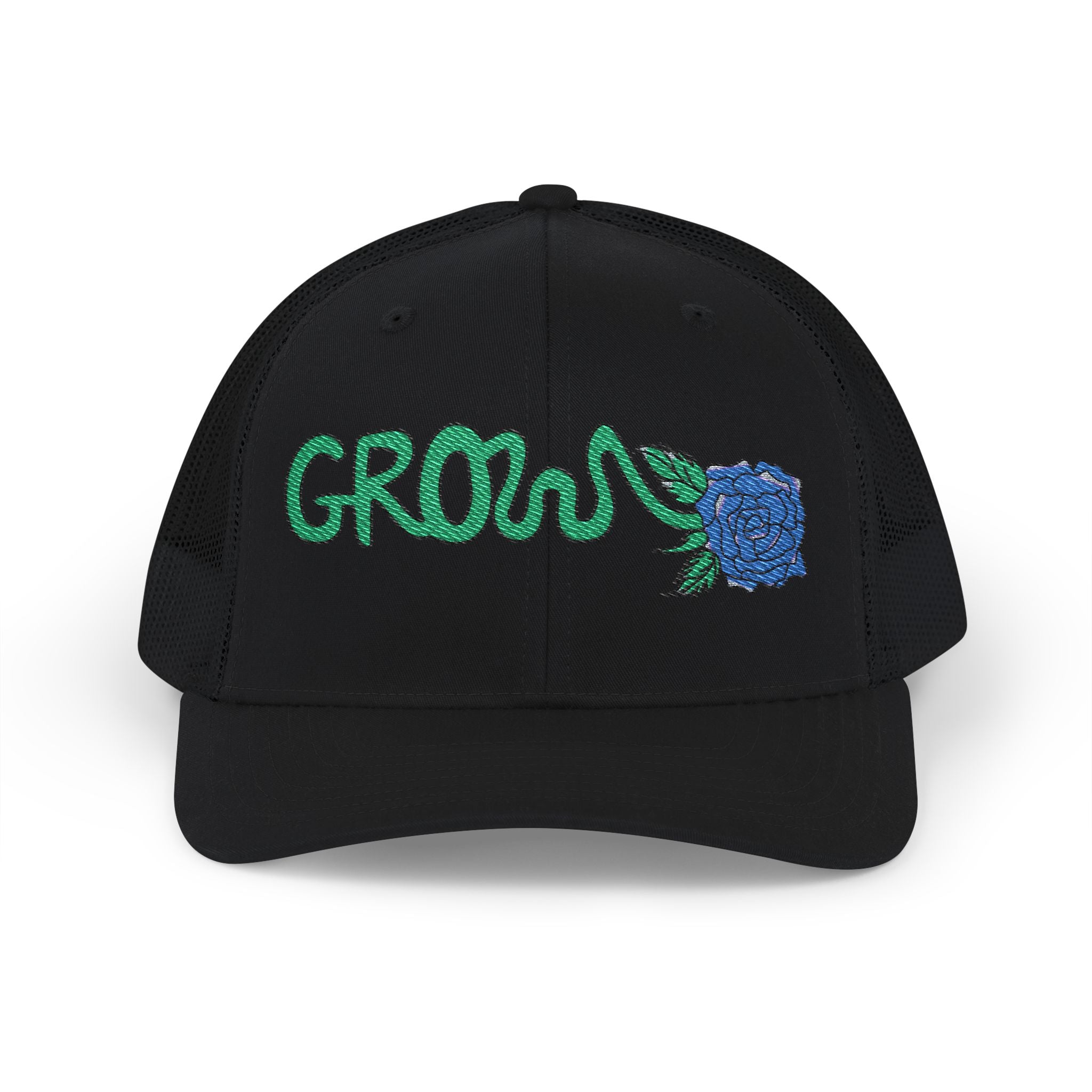 Embroidered Grow Clothing™Snapback Trucker Cap - positive streetwear - the grow clothing