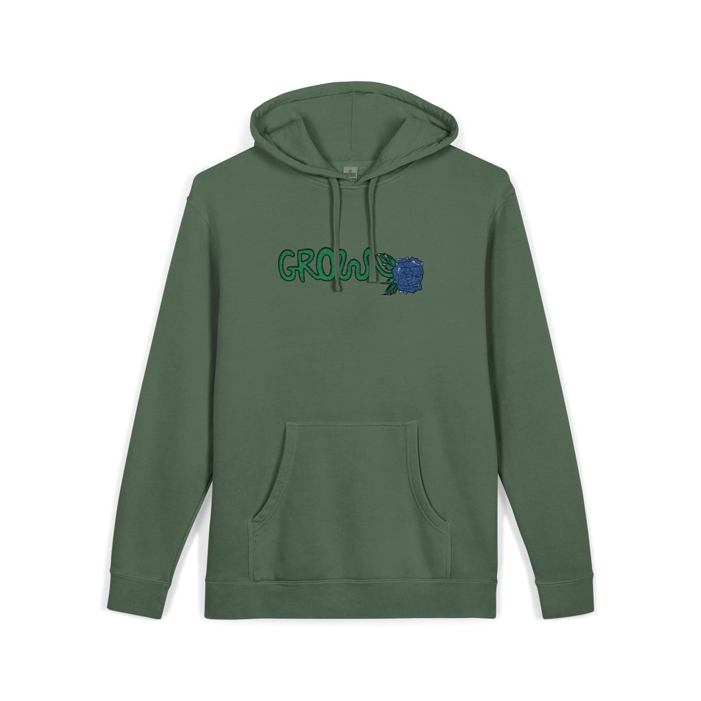 Grow Clothing™Unisex Embroidered Hoodie with Nature-Inspired Design, Cozy Streetwear, Casual Comfort, Excellent Quality