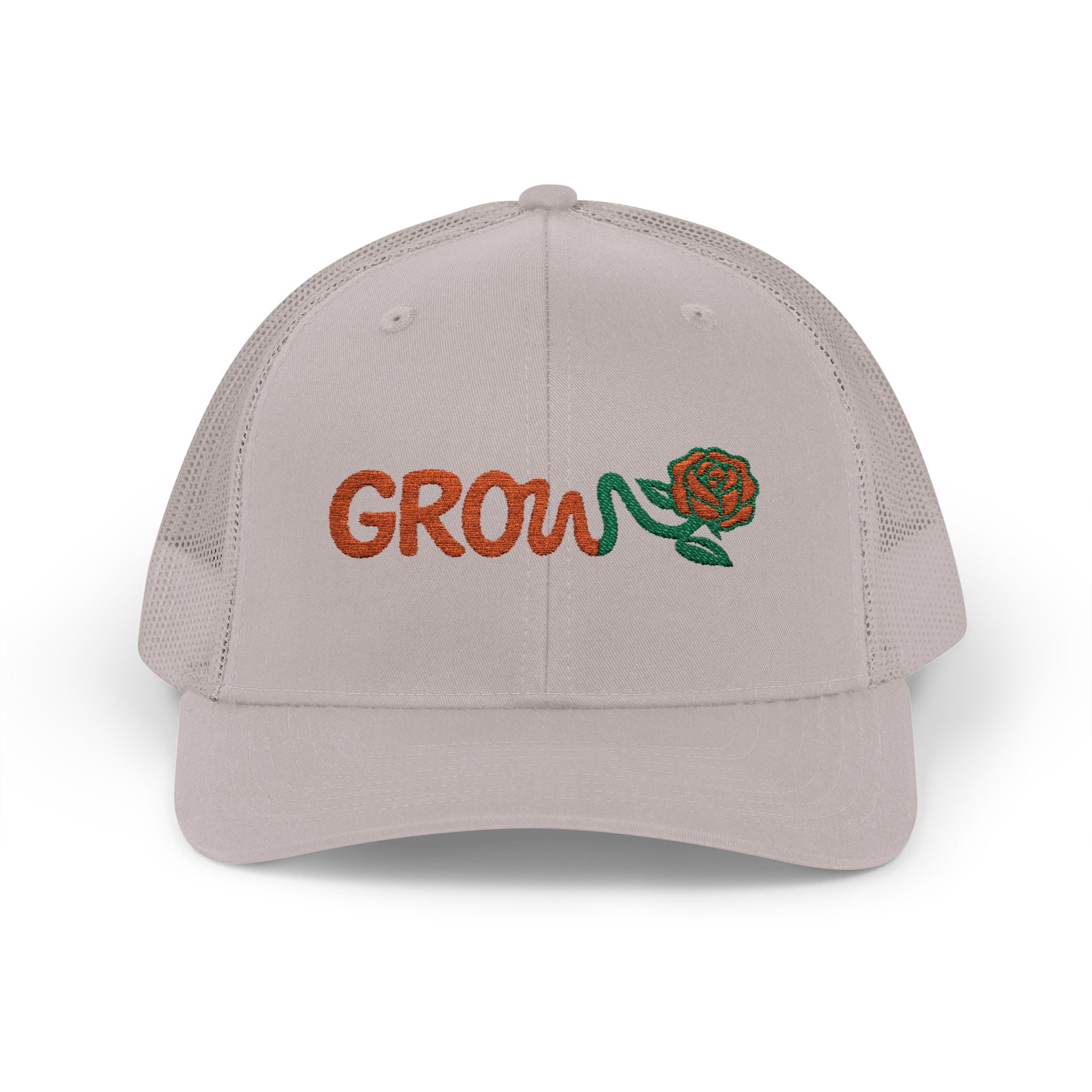 Embroidered Grow Clothing™ Snapback Trucker Cap | Adjustable Hat positive streetwear - the grow clothing - unisex