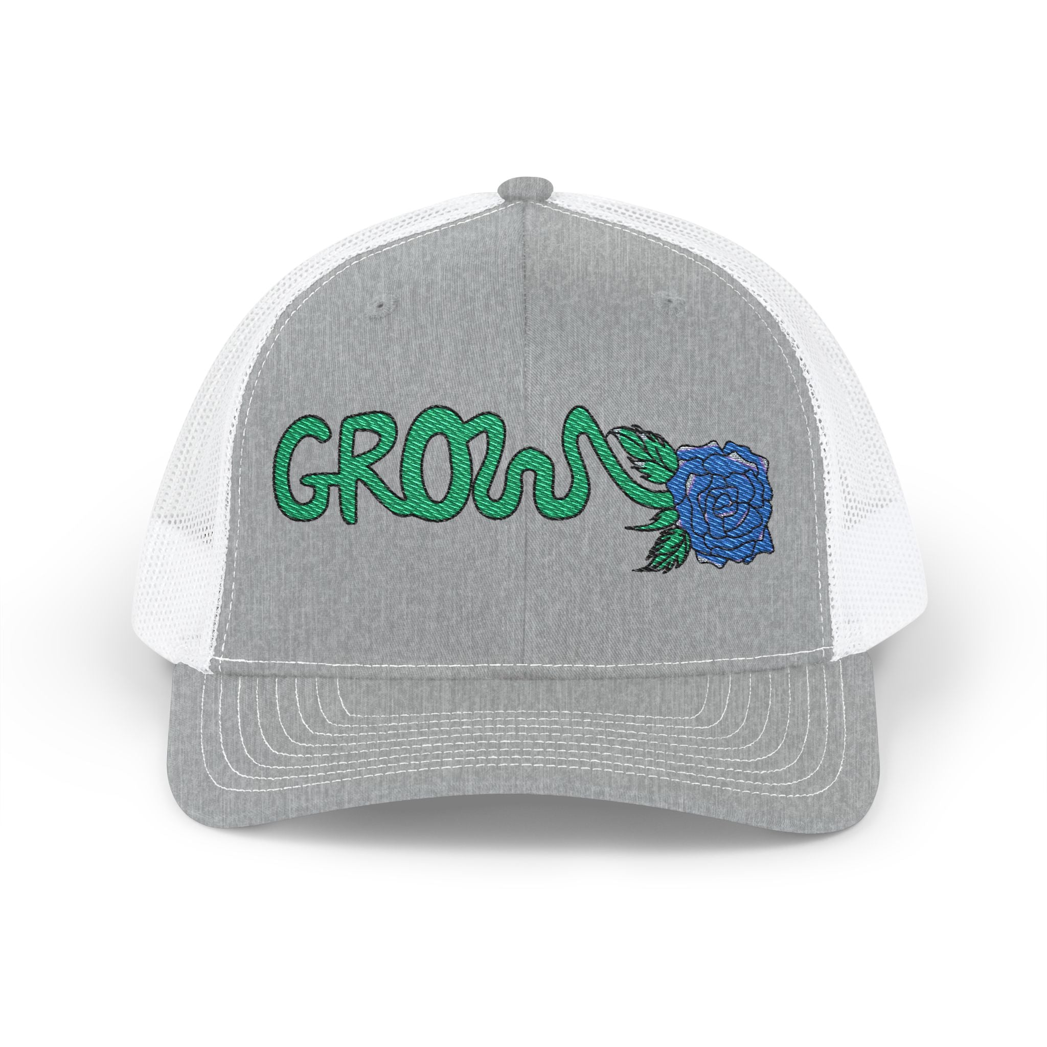 Embroidered Grow Clothing™Snapback Trucker Cap - positive streetwear - the grow clothing