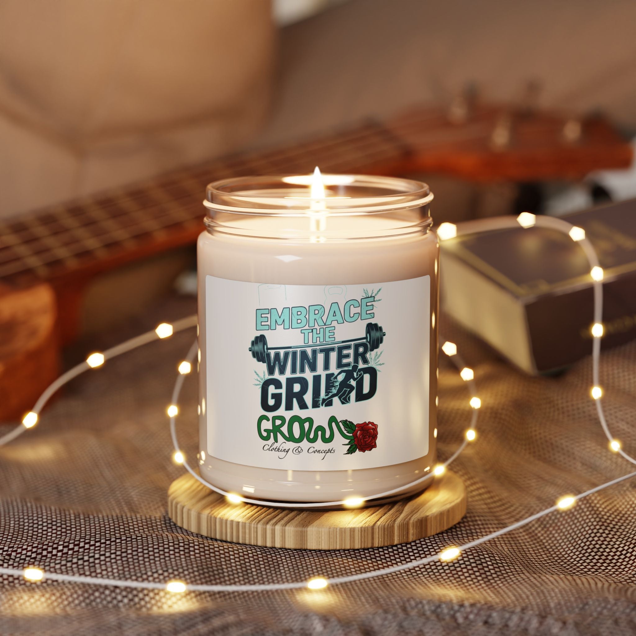 The Grow Clothing™ Top Selling Accessory is back for a limited time |  Our Winter Grind Candle in Multiple scents | Log Lasting Candle | Positive Vibes Only