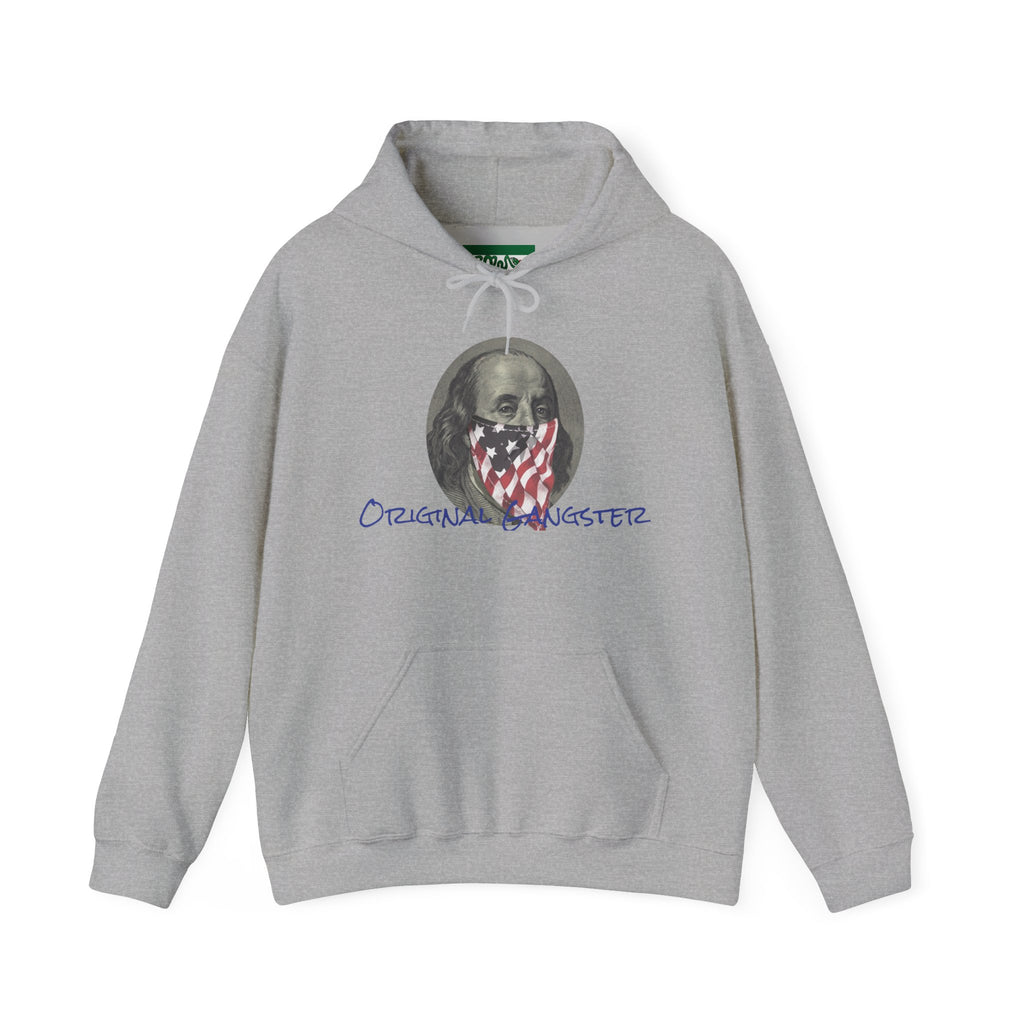 Grow's Original Gangster Unisex Hooded Sweatshirt - Warm, stylish Streetwear