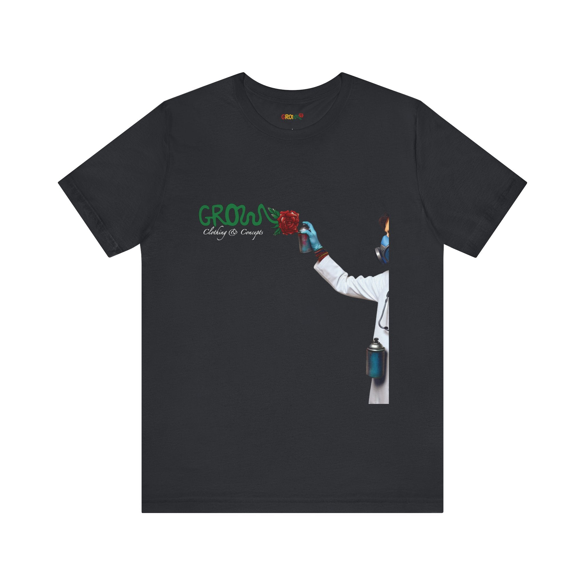 Grow’s Dr. Touchup T-Shirt - positive streetwear - improve always in all ways - unisex, soft great quality