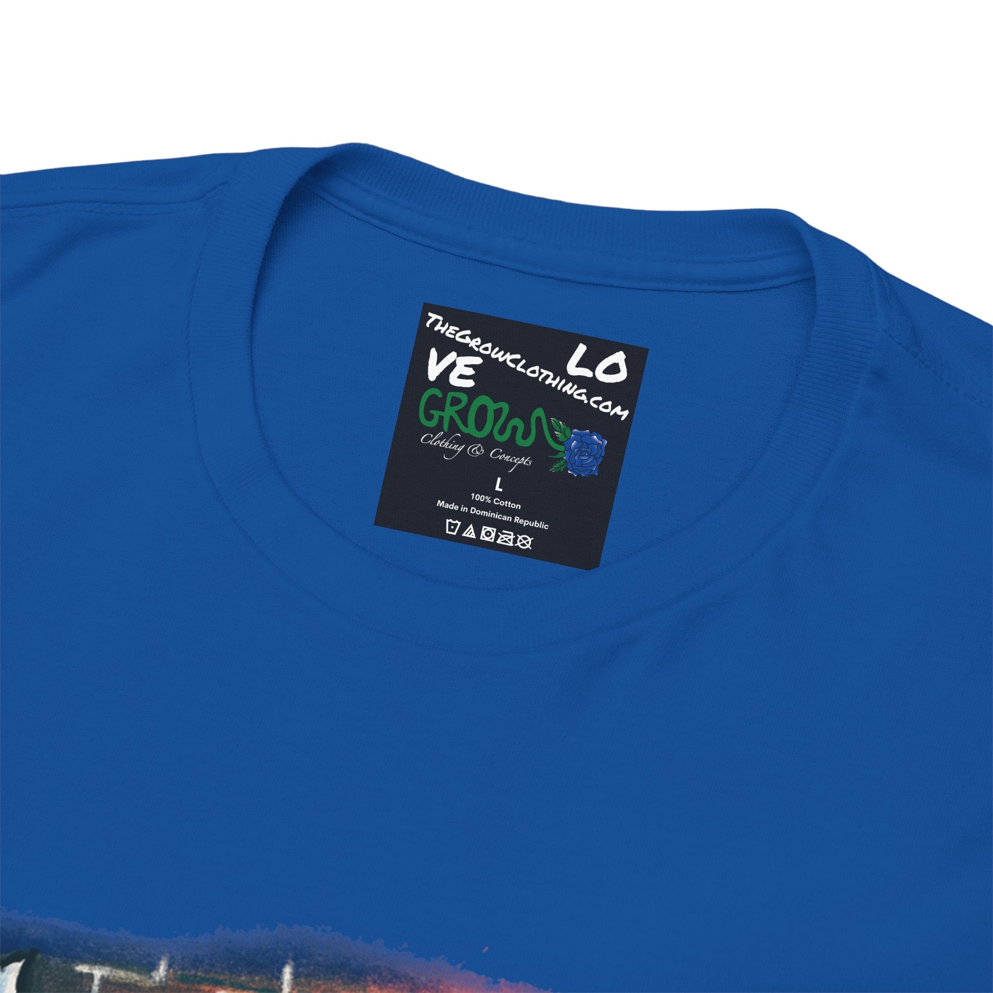 Grow Clothing™,Grow Love Not Hate, unisex Cotton Tee,Positive Streetwear T-shirt