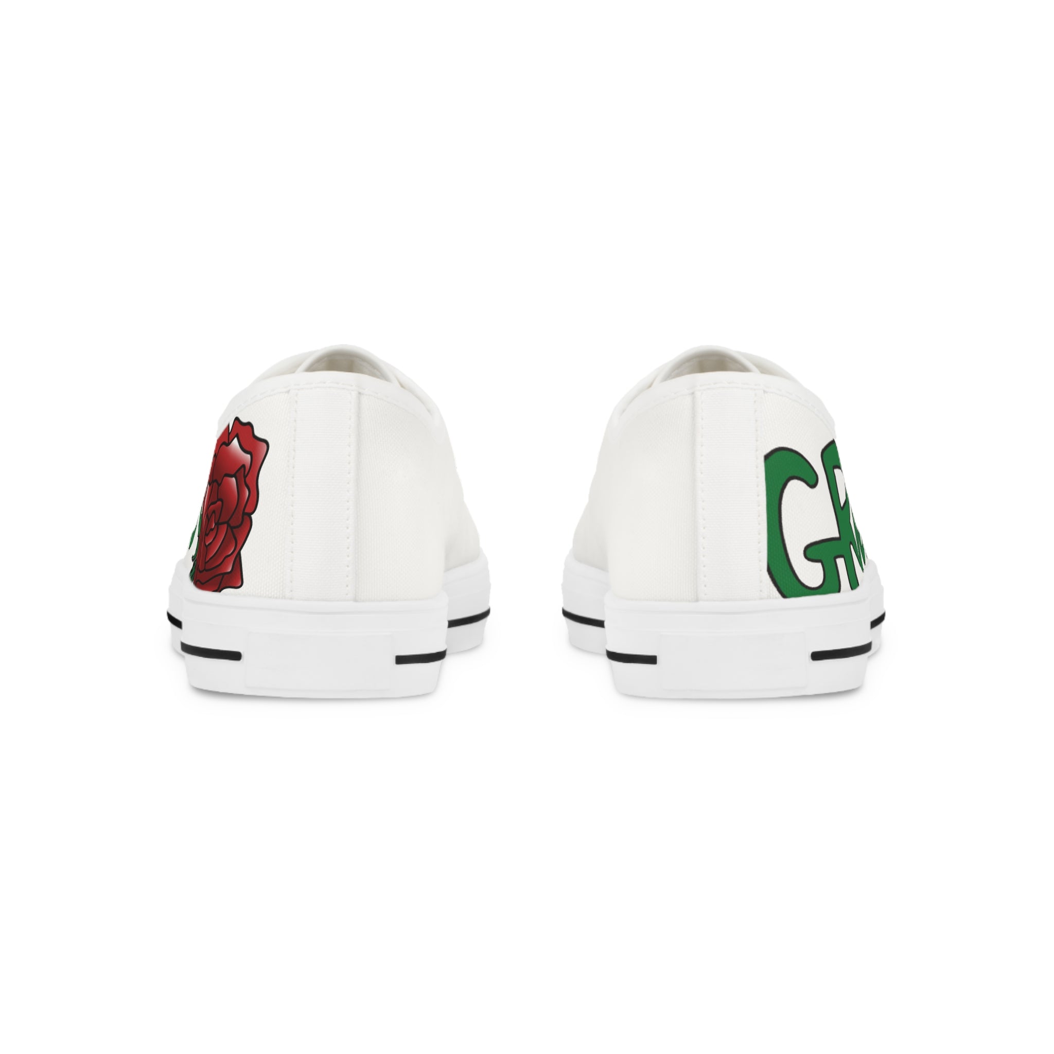 The Icon - Grow's Low Top Sneakers - streetwear shoes I white & black