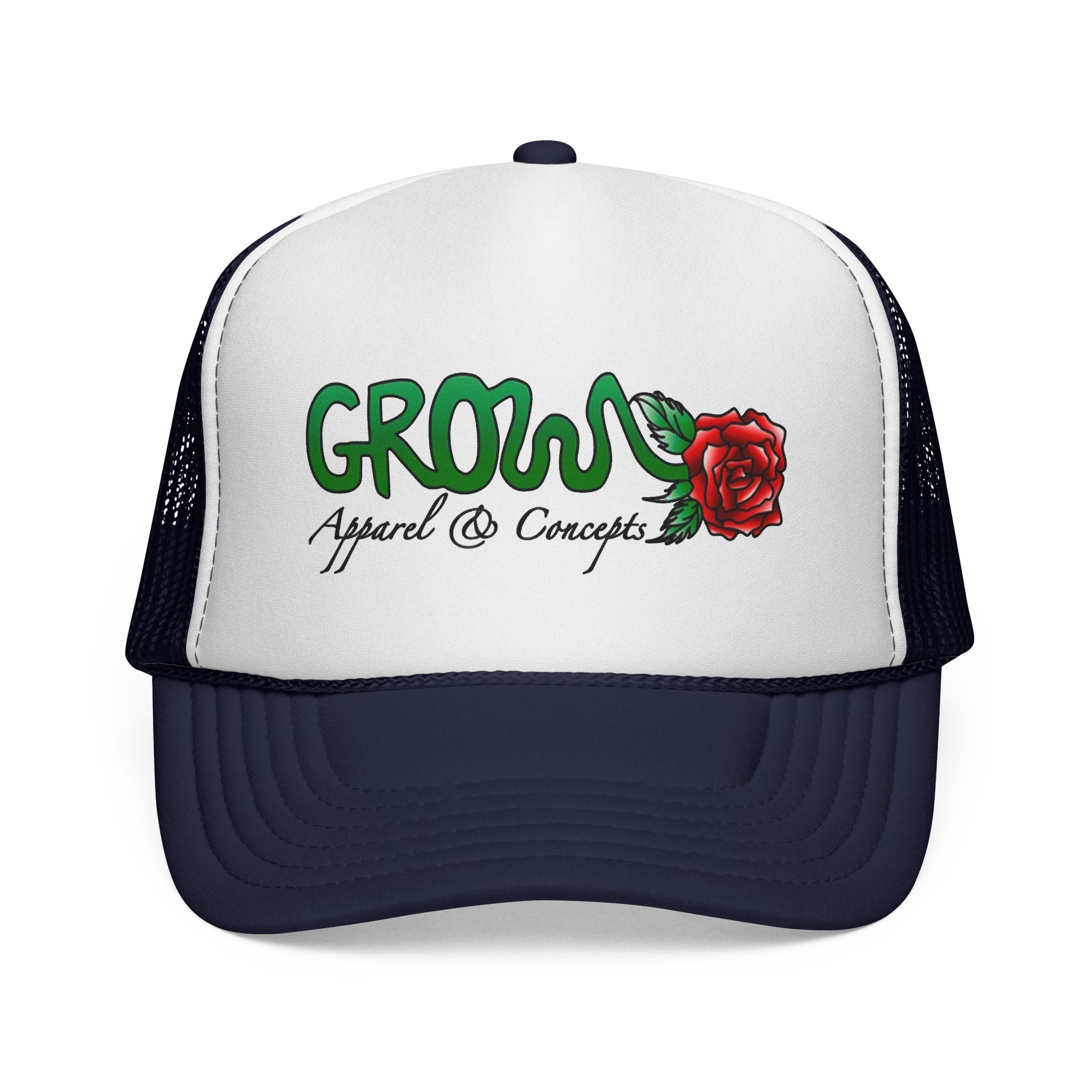 The Grow Clothing™ THE ICON Trucker hat- non-embroidered streetwear hat, snapback, Free when you spend $75+