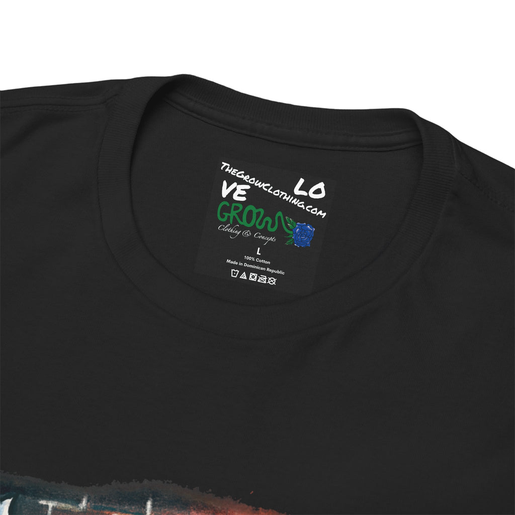 Grow Clothing™,Grow Love Not Hate, unisex Cotton Tee,Positive Streetwear T-shirt