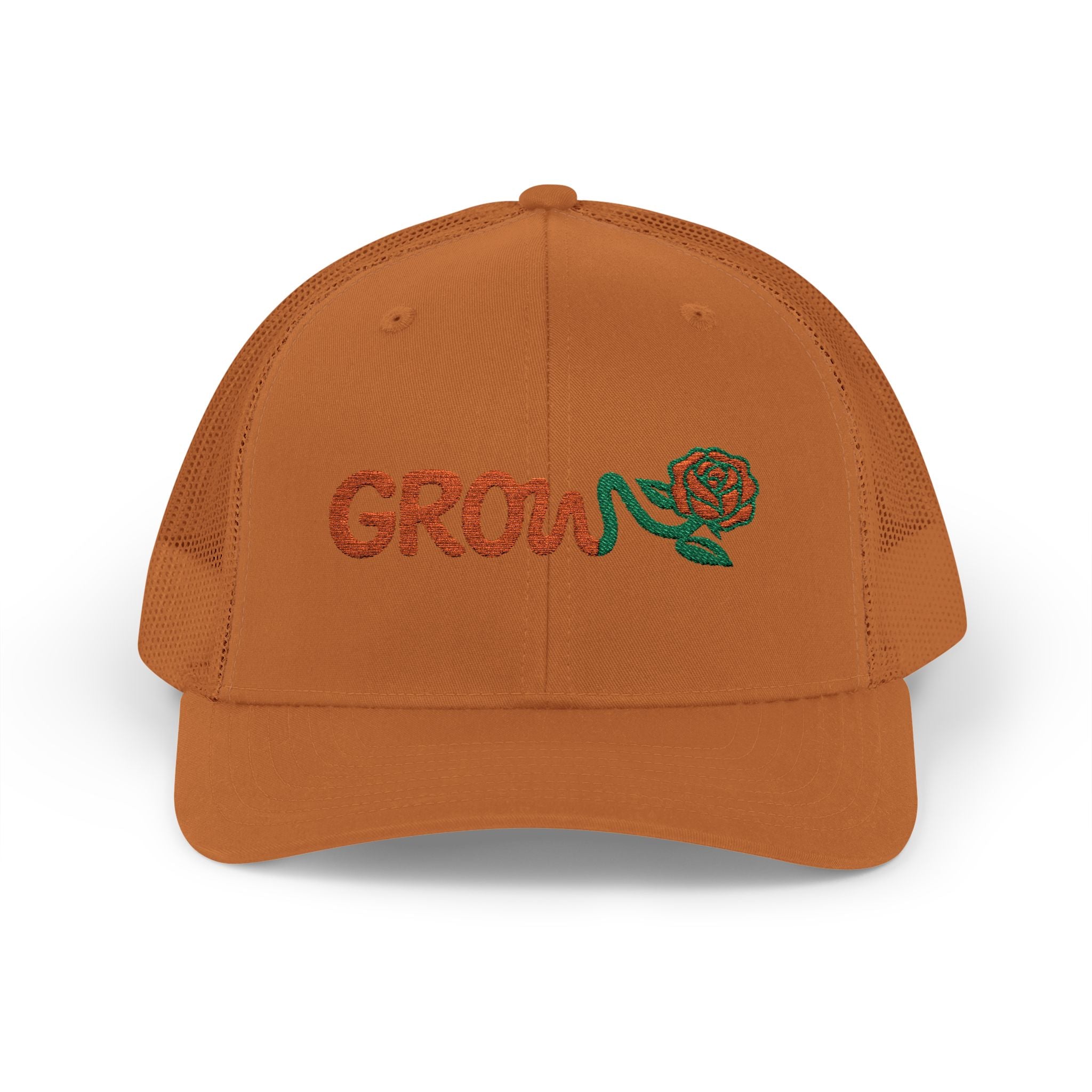 Embroidered Grow Clothing™ Snapback Trucker Cap | Adjustable Hat positive streetwear - the grow clothing - unisex