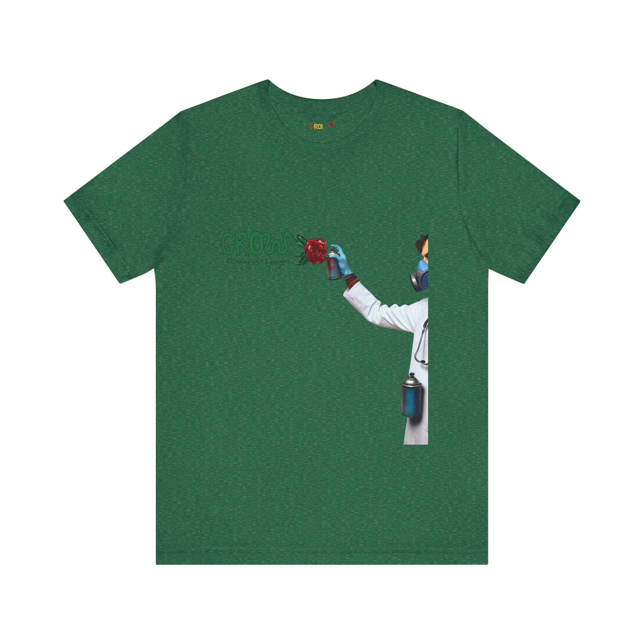 Grow’s Dr. Touchup T-Shirt - positive streetwear - improve always in all ways - unisex, soft great quality