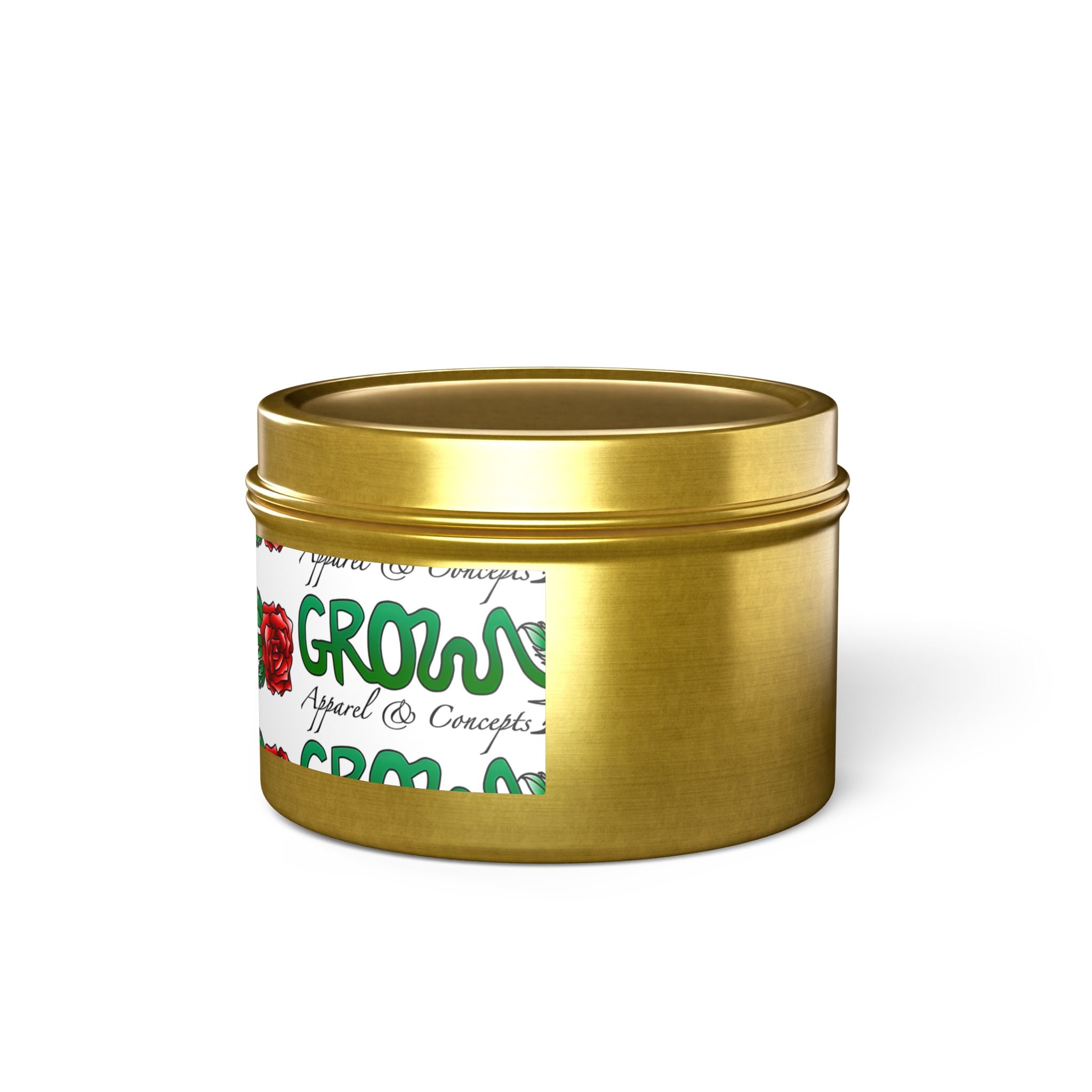 Grow’s Tin Candles | Aromatherapy, Home Fragrance w/ streetwear logo